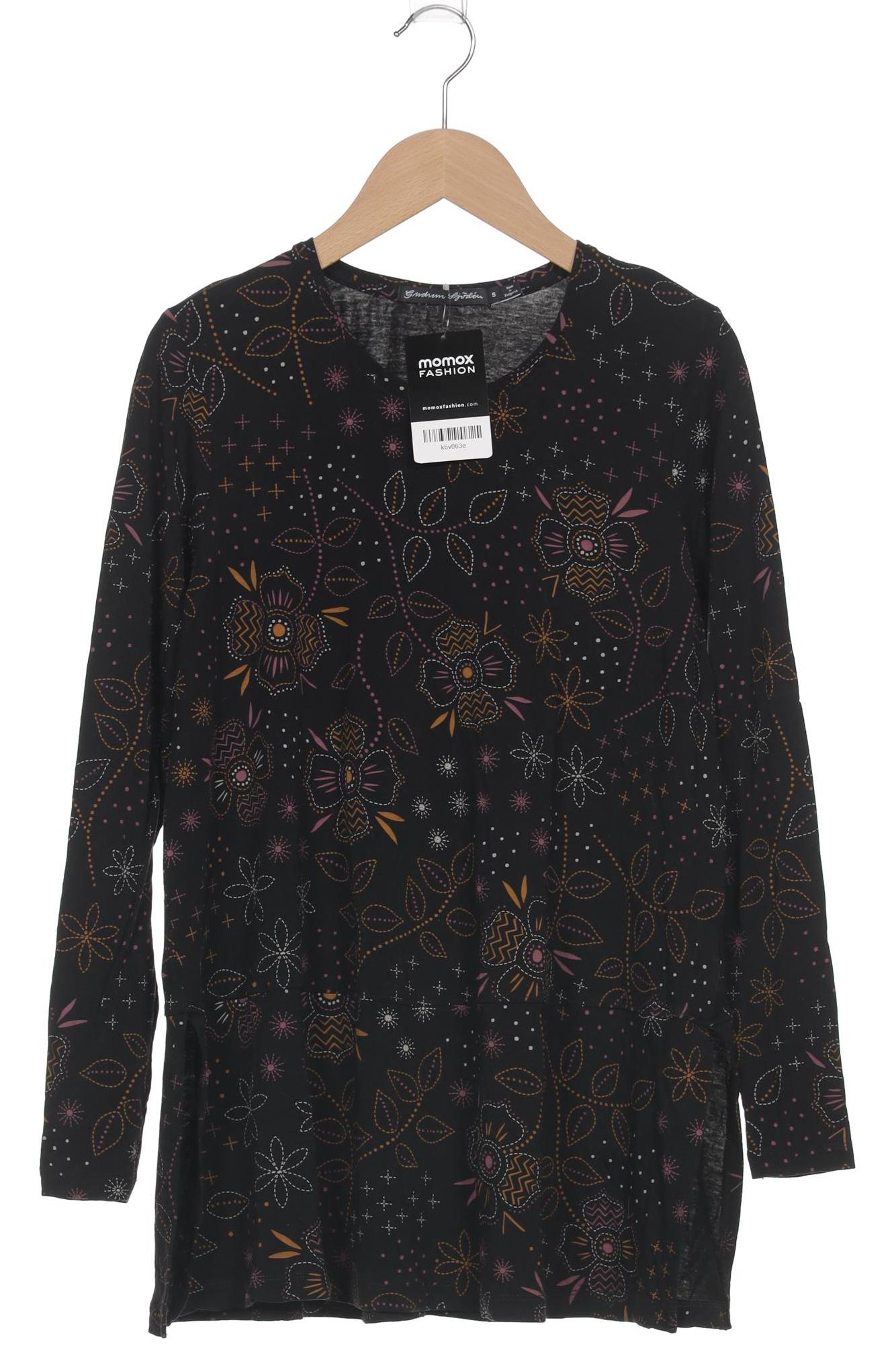 

Gudrun Sjödén Damen Langarmshirt, schwarz, Gr. 36