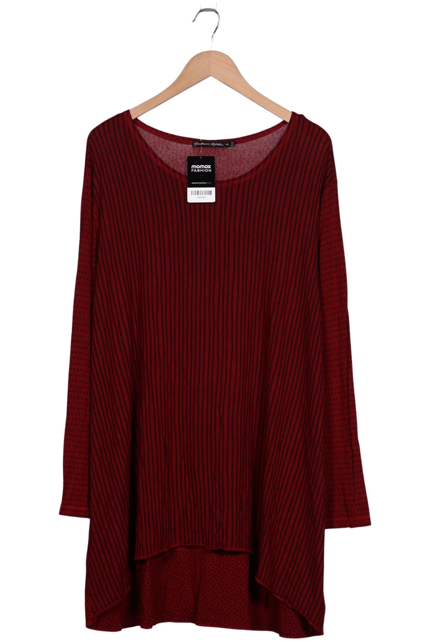 

Gudrun Sjödén Damen Langarmshirt, rot, Gr. 46