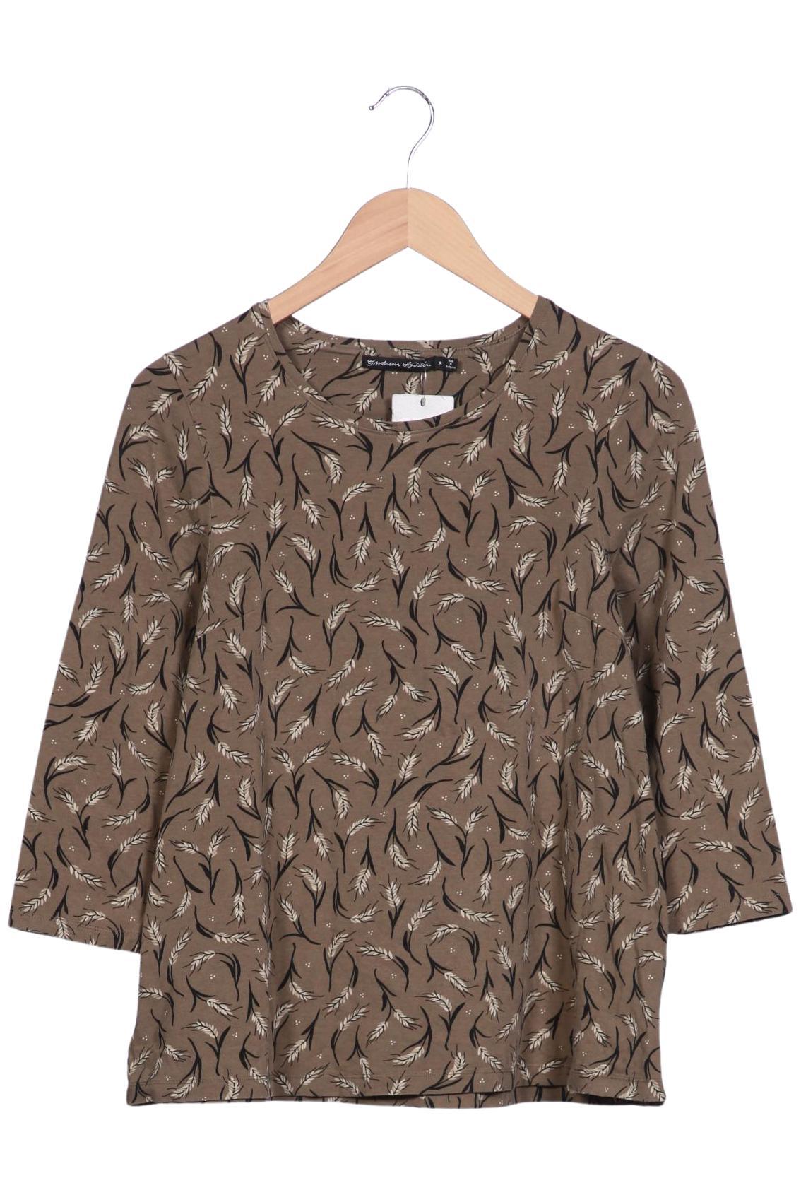 

Gudrun Sjödén Damen Langarmshirt, braun, Gr. 36