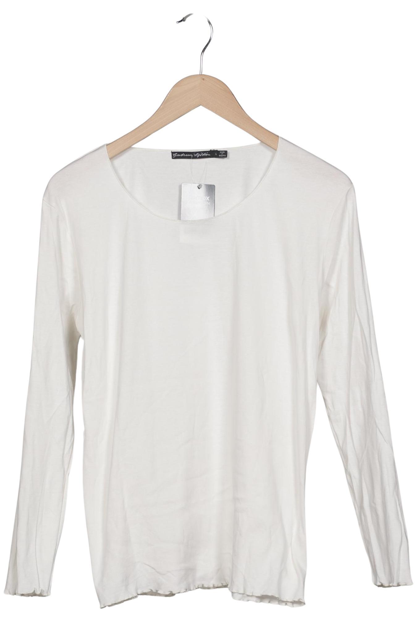 

Gudrun Sjödén Damen Langarmshirt, weiß, Gr. 42