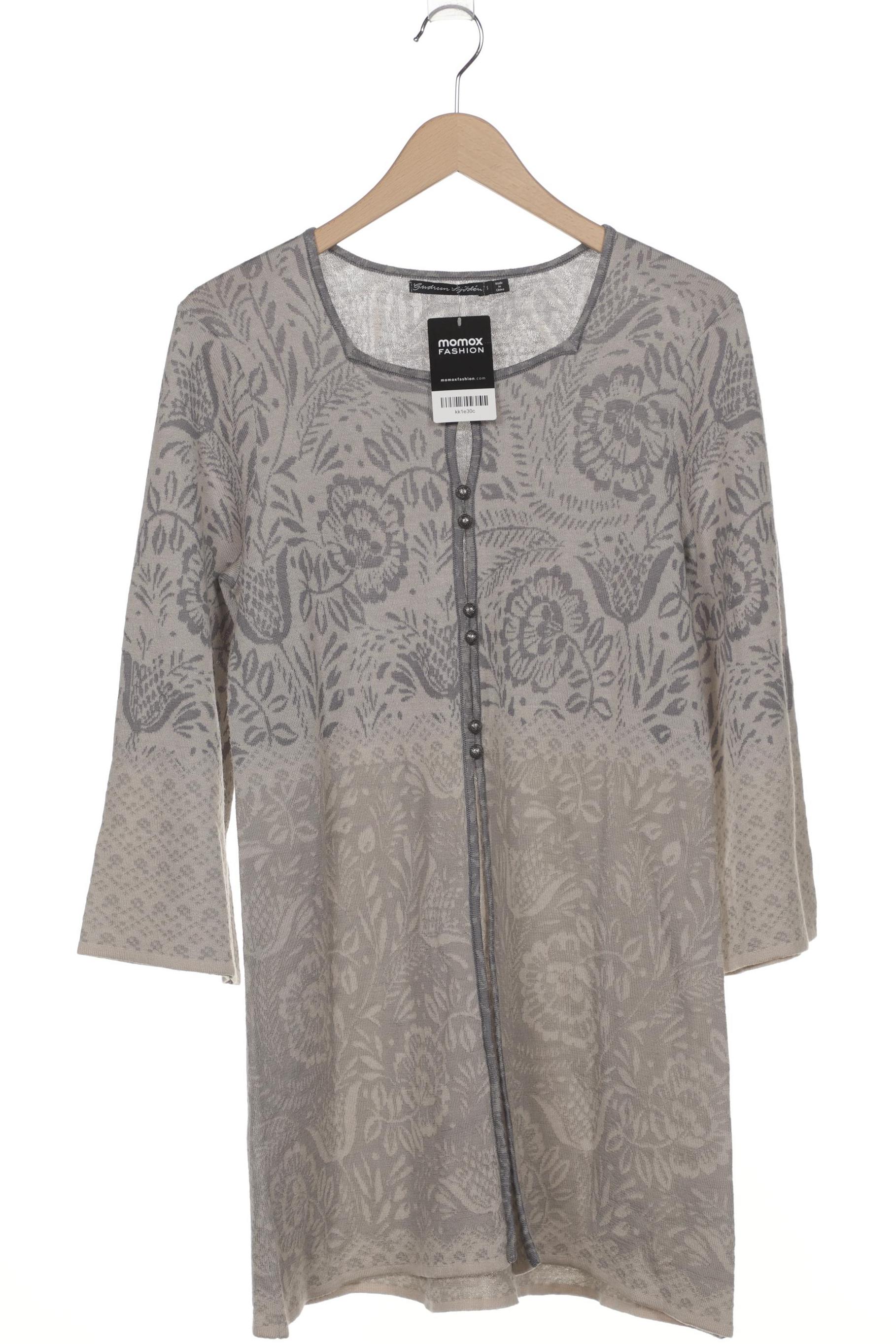 

Gudrun Sjödén Damen Strickjacke, grau, Gr. 36