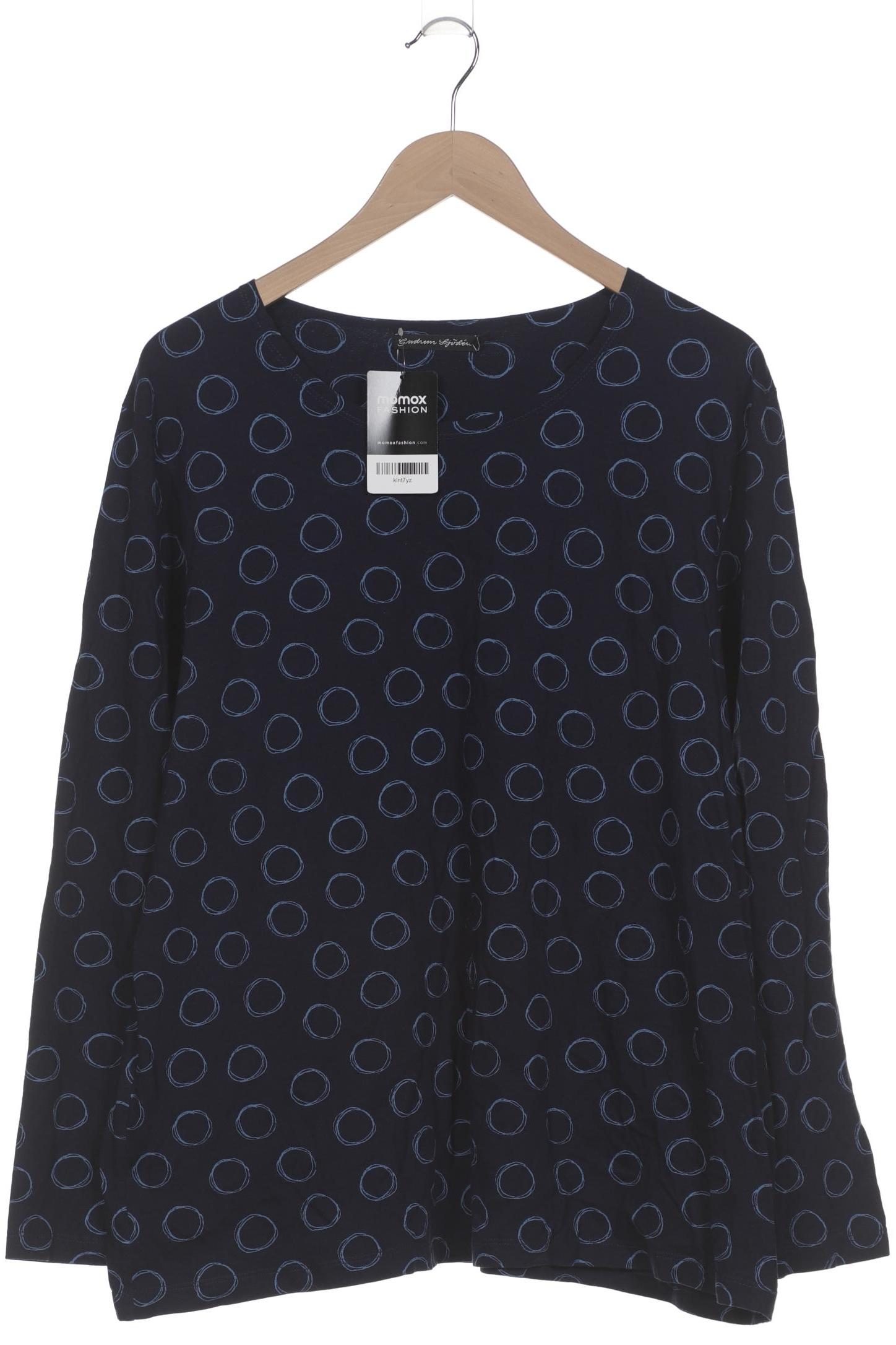 

Gudrun Sjödén Damen Langarmshirt, marineblau, Gr. 44