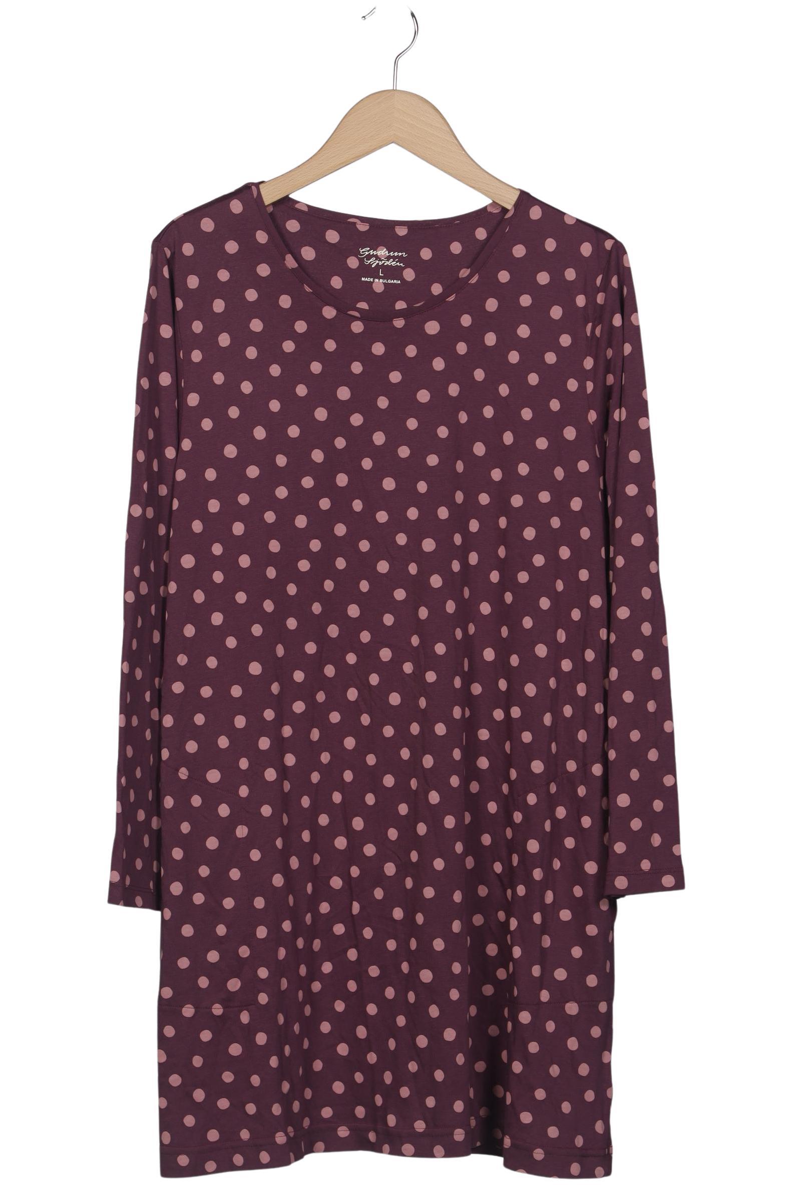 

Gudrun Sjödén Damen Langarmshirt, flieder, Gr. 42