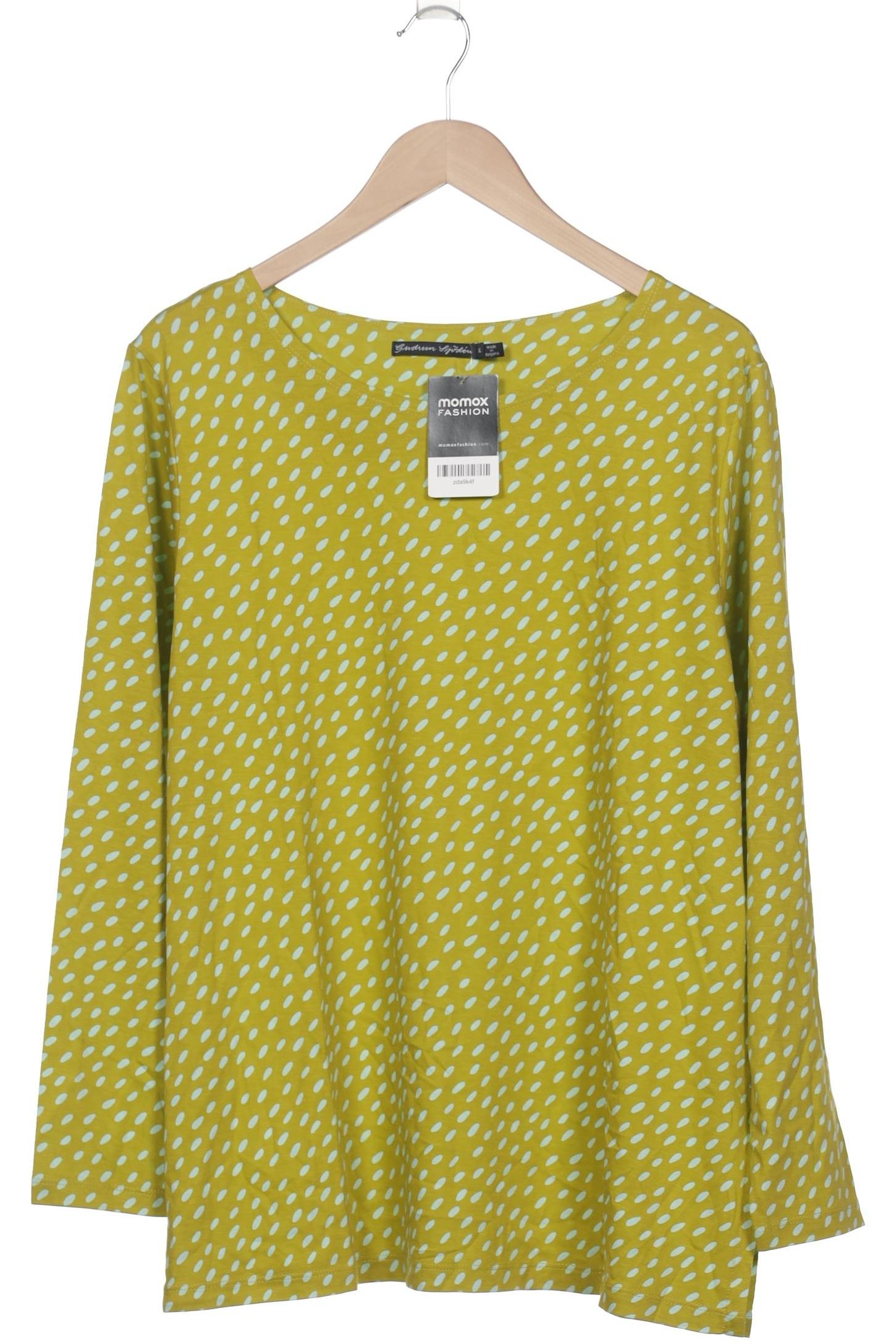 

Gudrun Sjödén Damen Langarmshirt, grün, Gr. 44