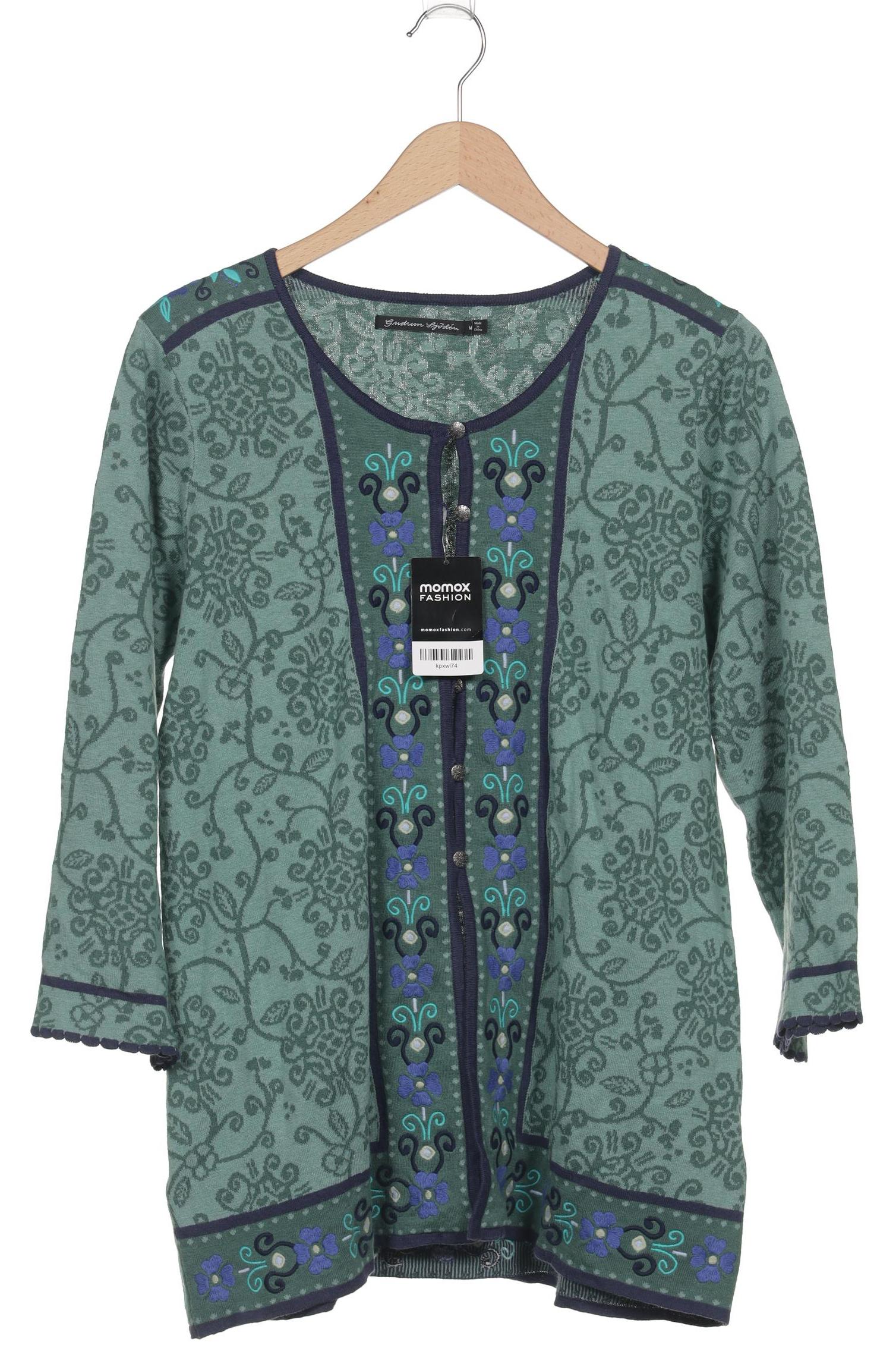 

Gudrun Sjödén Damen Strickjacke, grün, Gr. 38