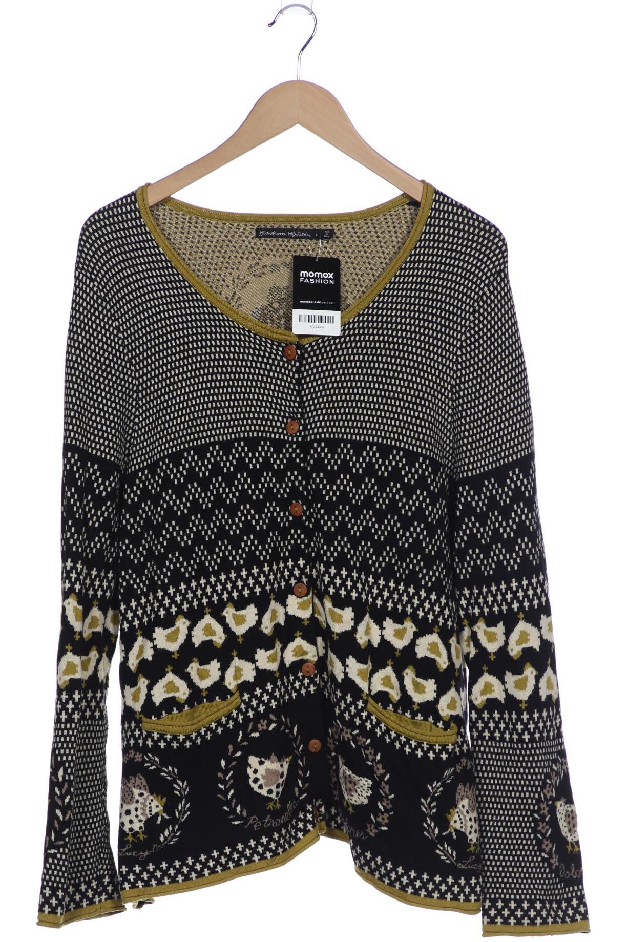 

Gudrun Sjödén Damen Strickjacke, schwarz, Gr. 42