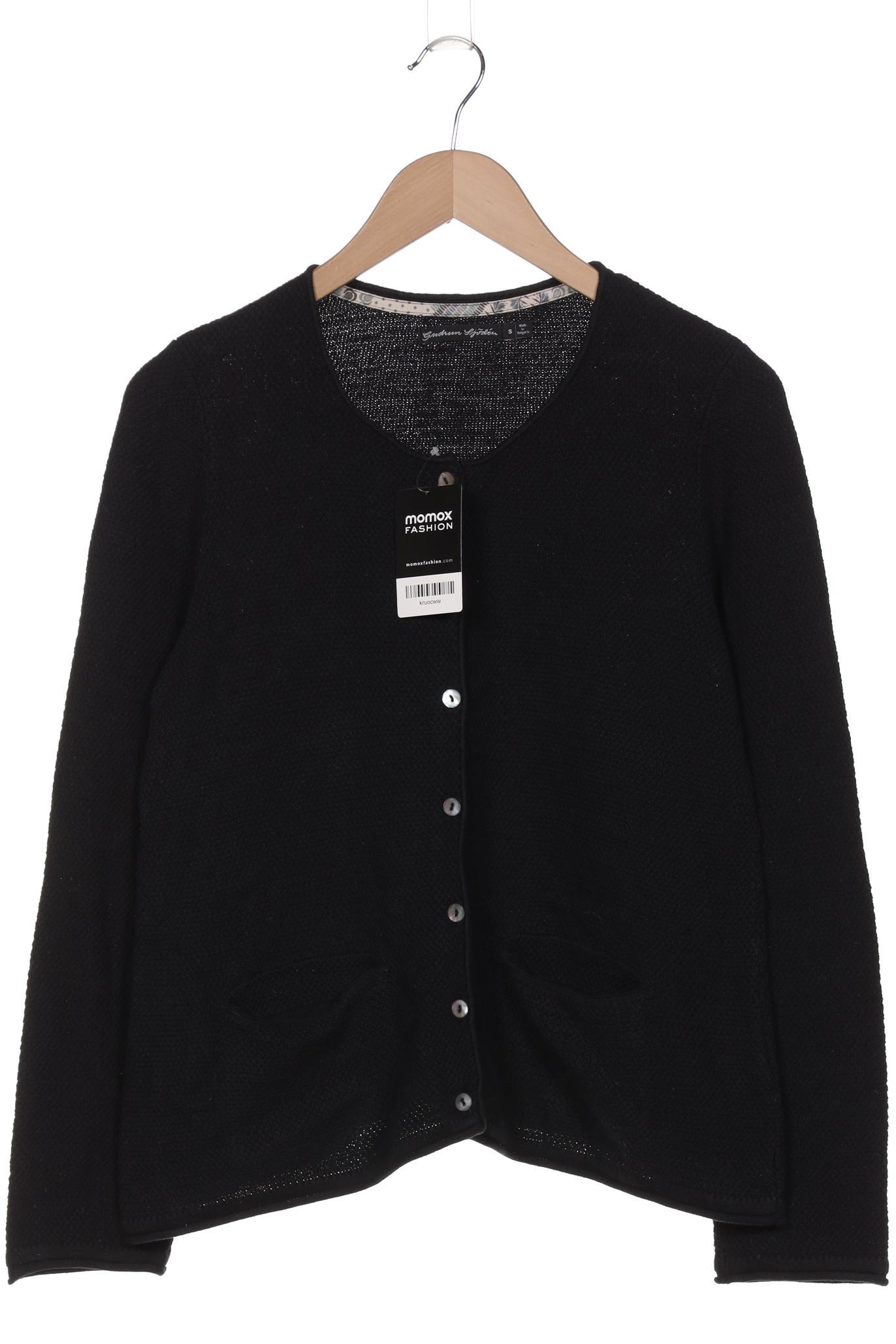 

Gudrun Sjödén Damen Strickjacke, schwarz, Gr. 36