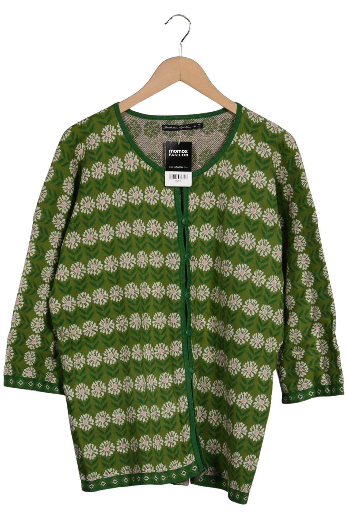 

Gudrun Sjödén Damen Strickjacke, grün, Gr. 42