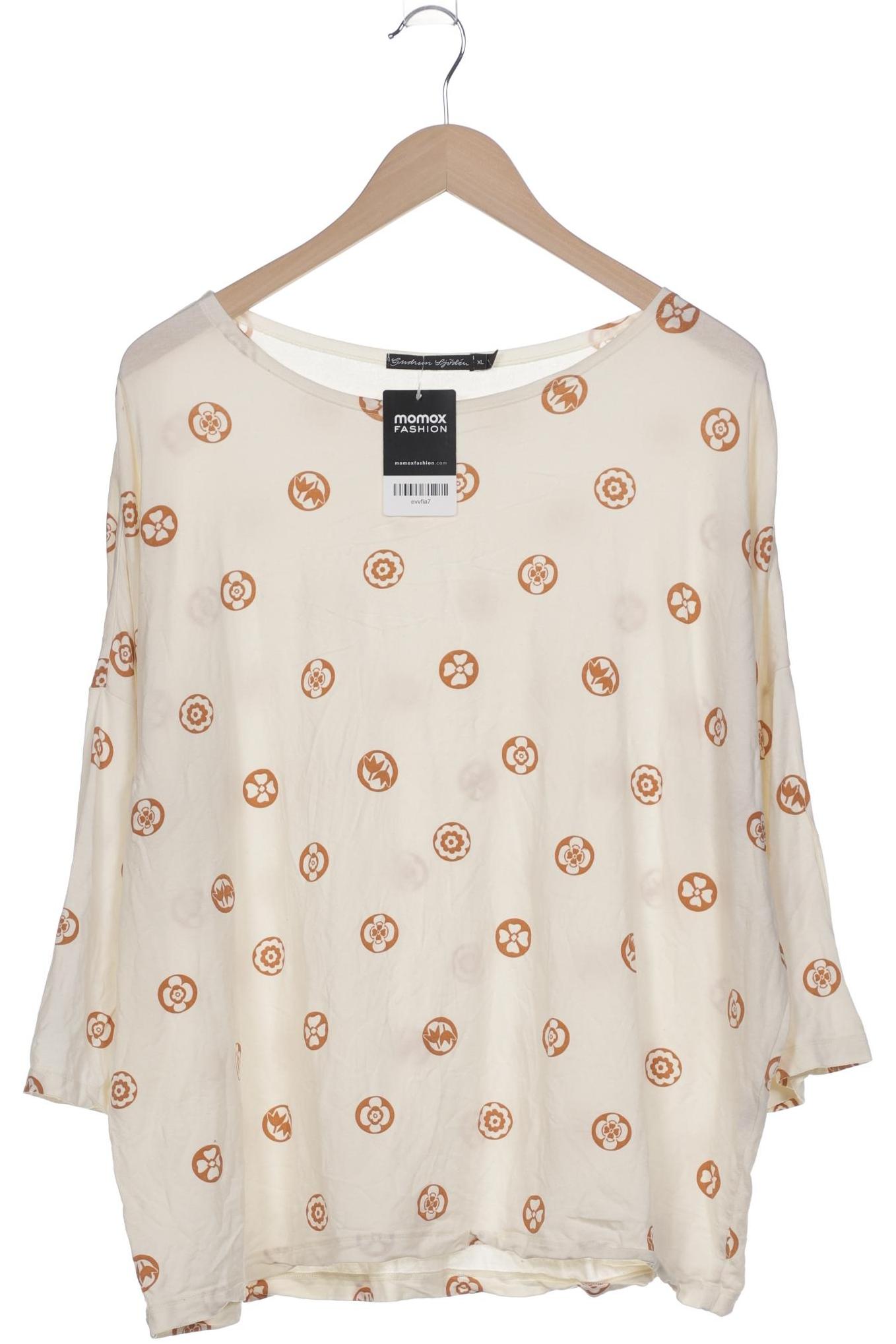 

Gudrun Sjödén Damen Langarmshirt, cremeweiß, Gr. 44