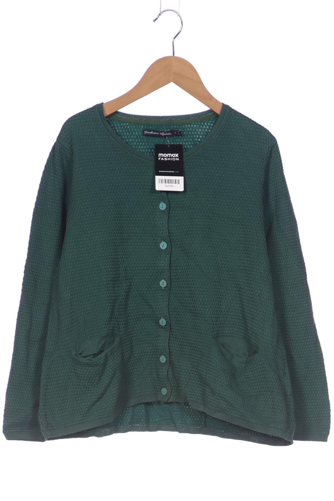 

Gudrun Sjödén Damen Strickjacke, grün, Gr. 38