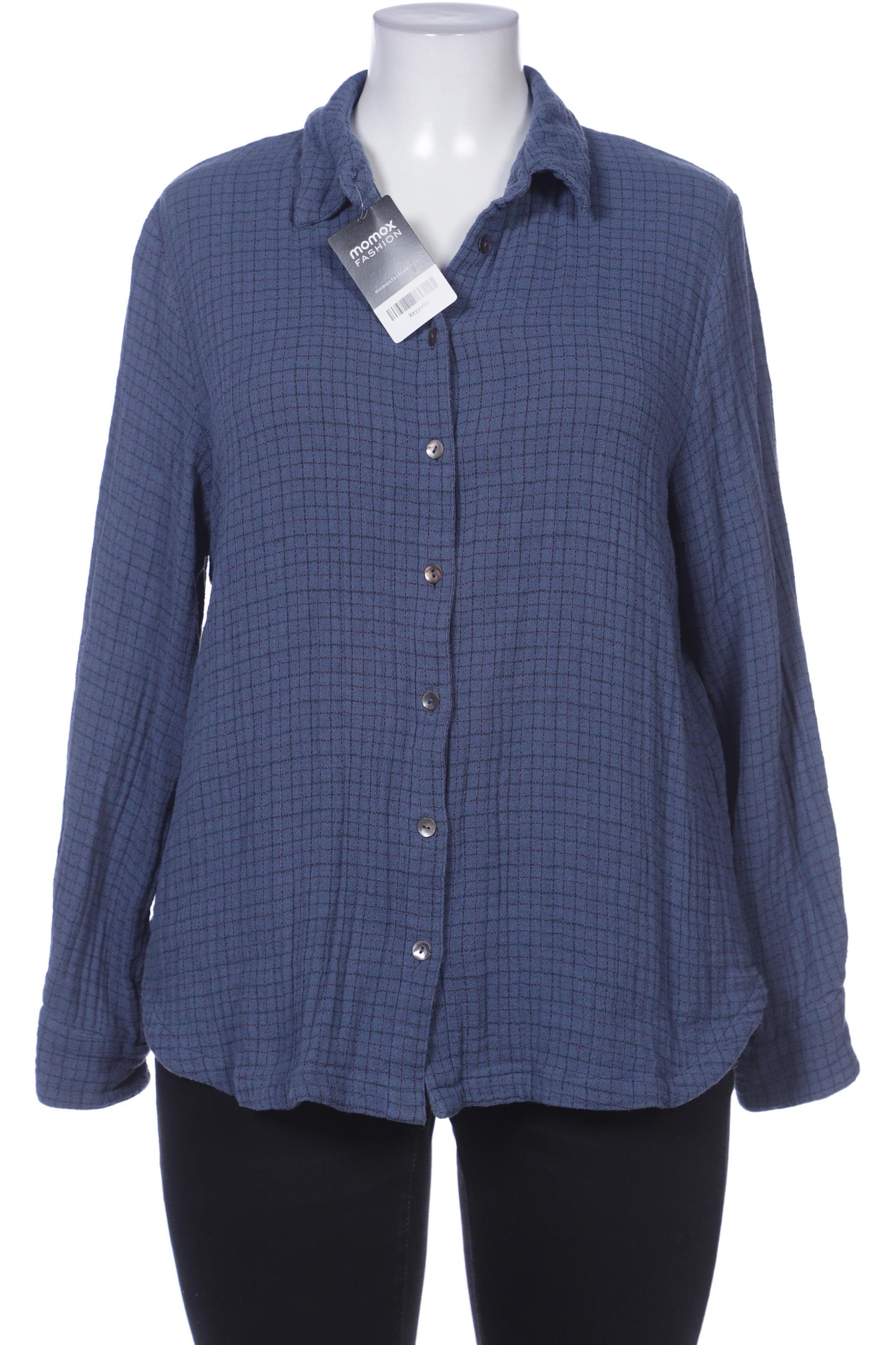 

Gudrun Sjödén Damen Bluse, marineblau, Gr. 44