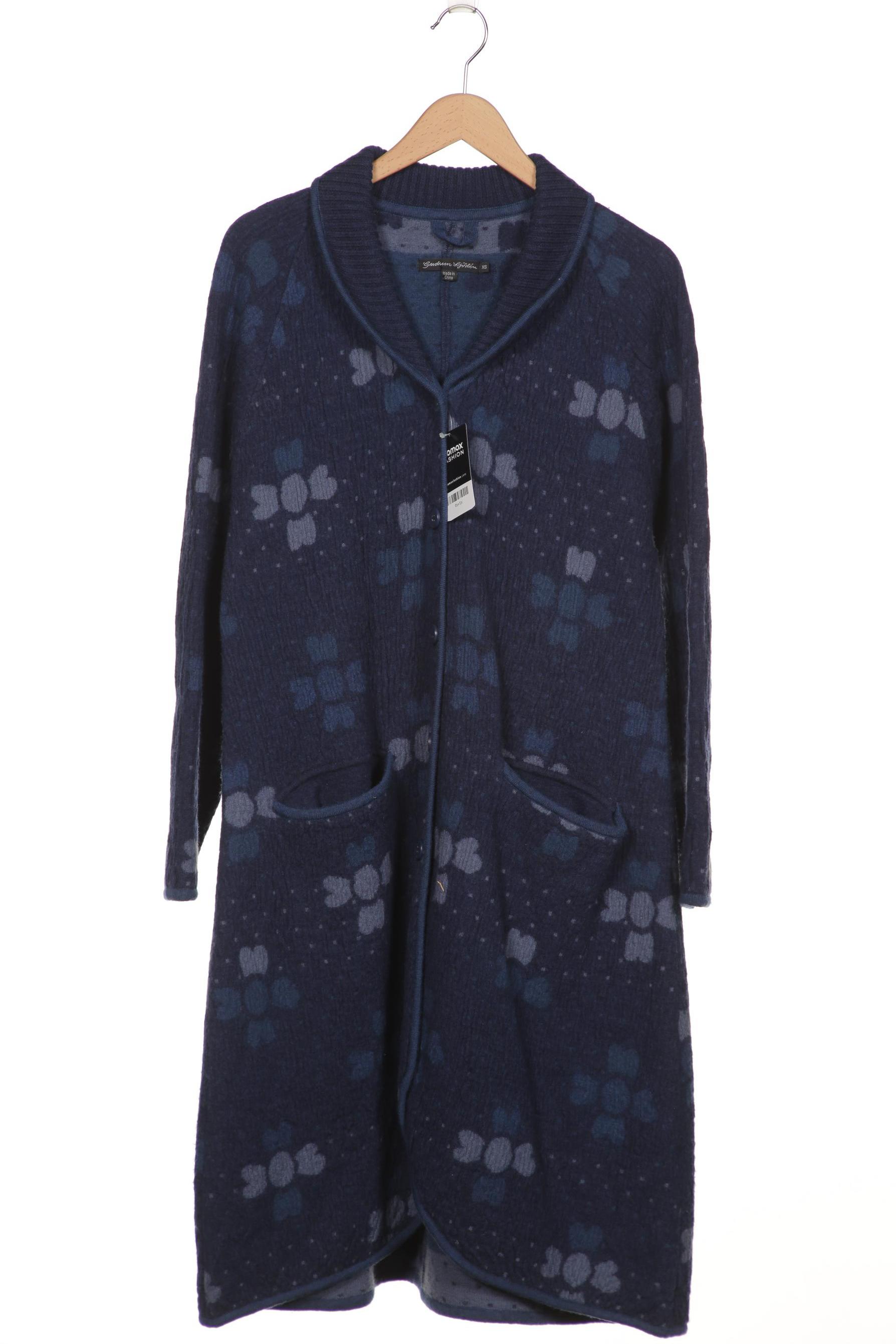

Gudrun Sjödén Damen Strickjacke, marineblau, Gr. 34