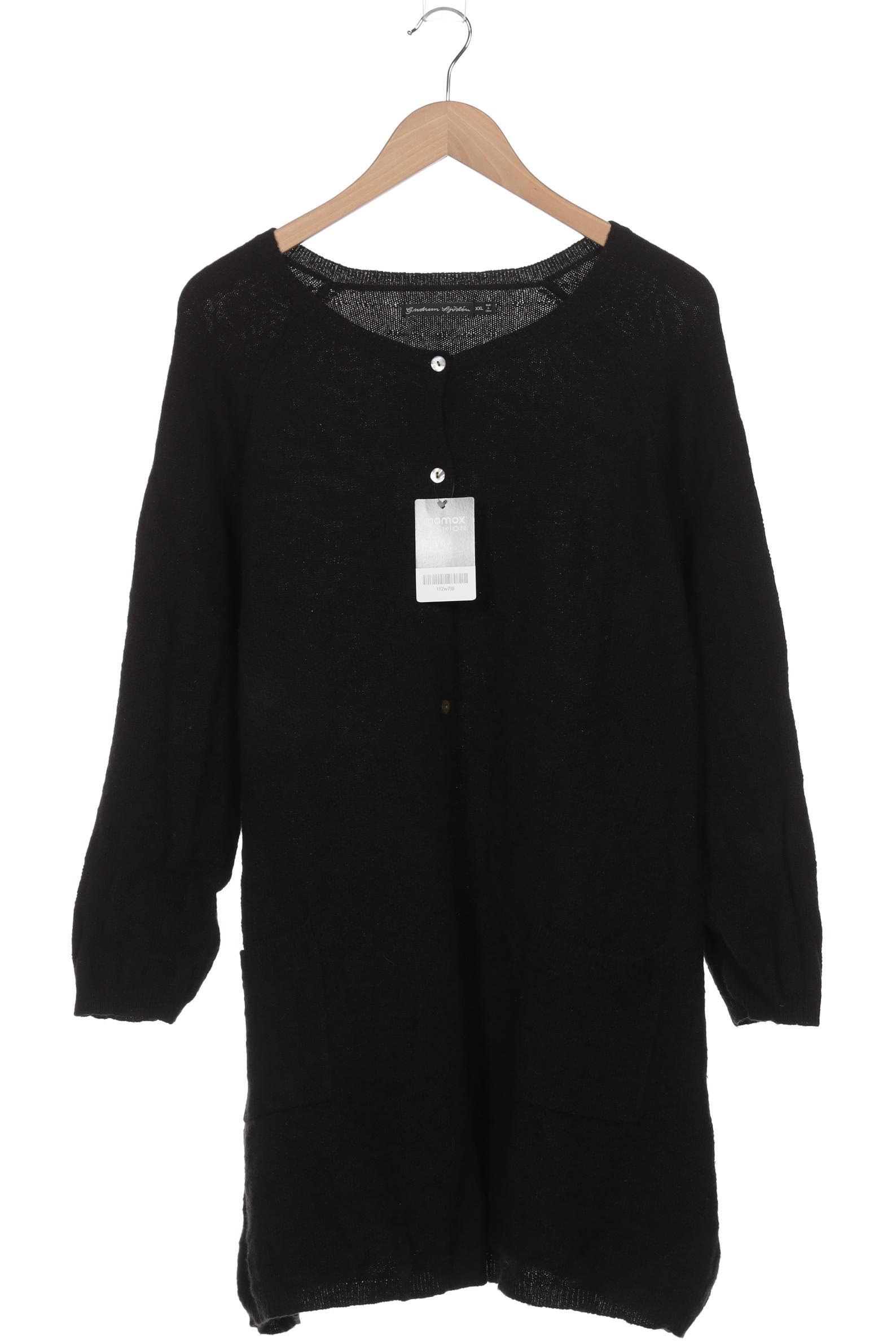 

Gudrun Sjödén Damen Strickjacke, schwarz, Gr. 46