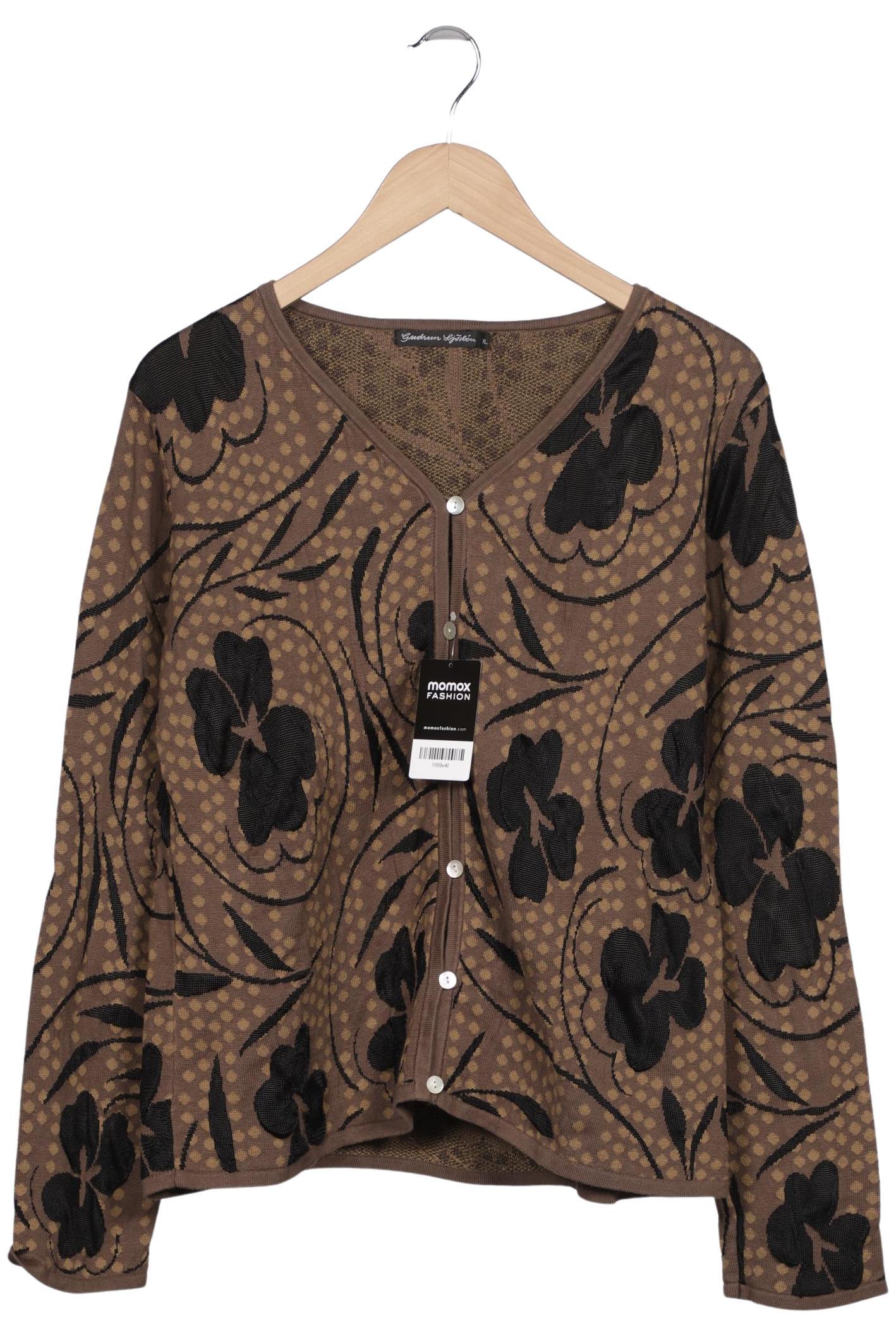 

Gudrun Sjödén Damen Strickjacke, braun, Gr. 44