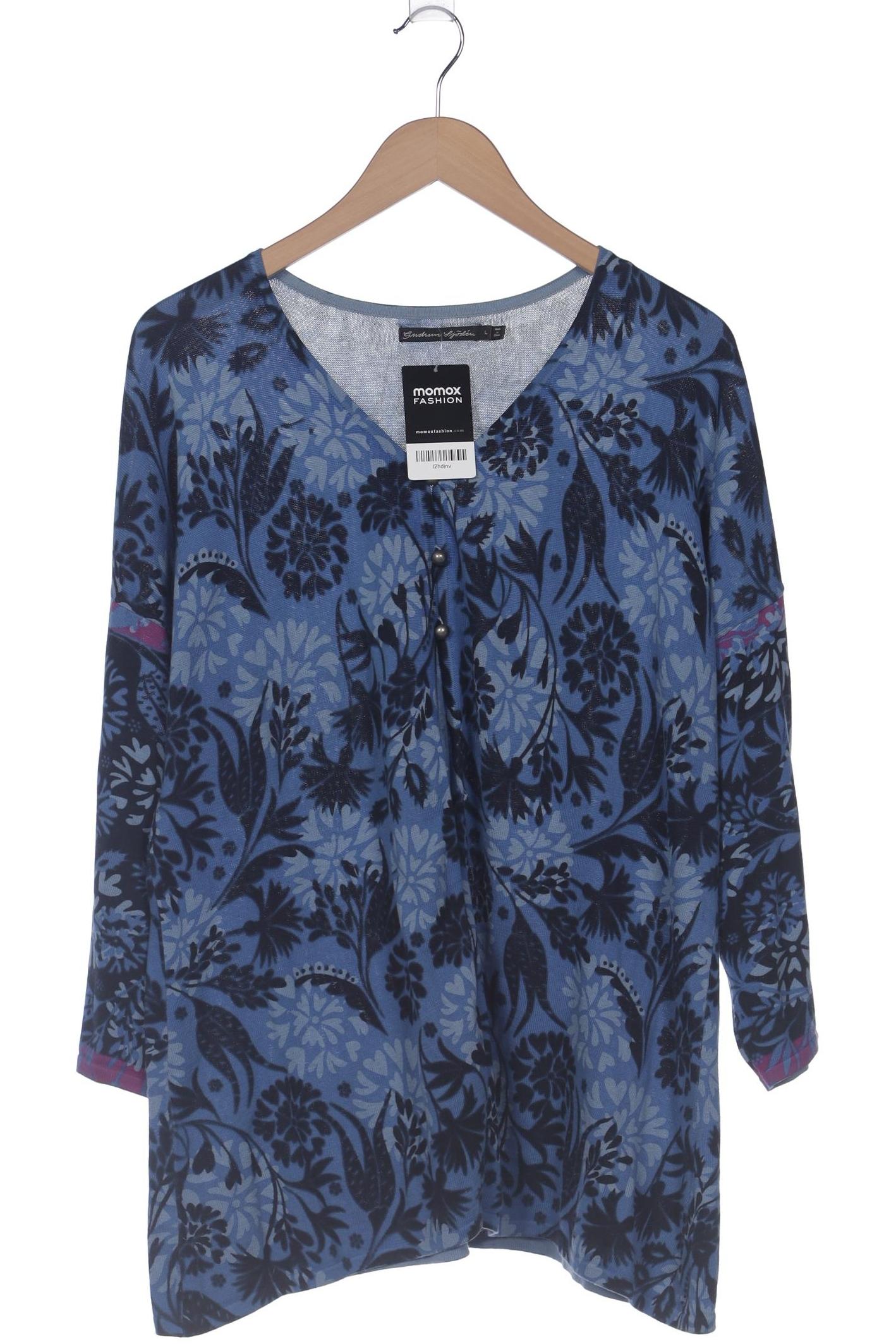 

Gudrun Sjödén Damen Strickjacke, blau, Gr. 42