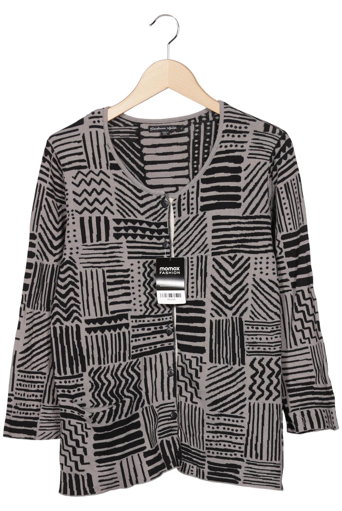 

Gudrun Sjödén Damen Strickjacke, grau, Gr. 42