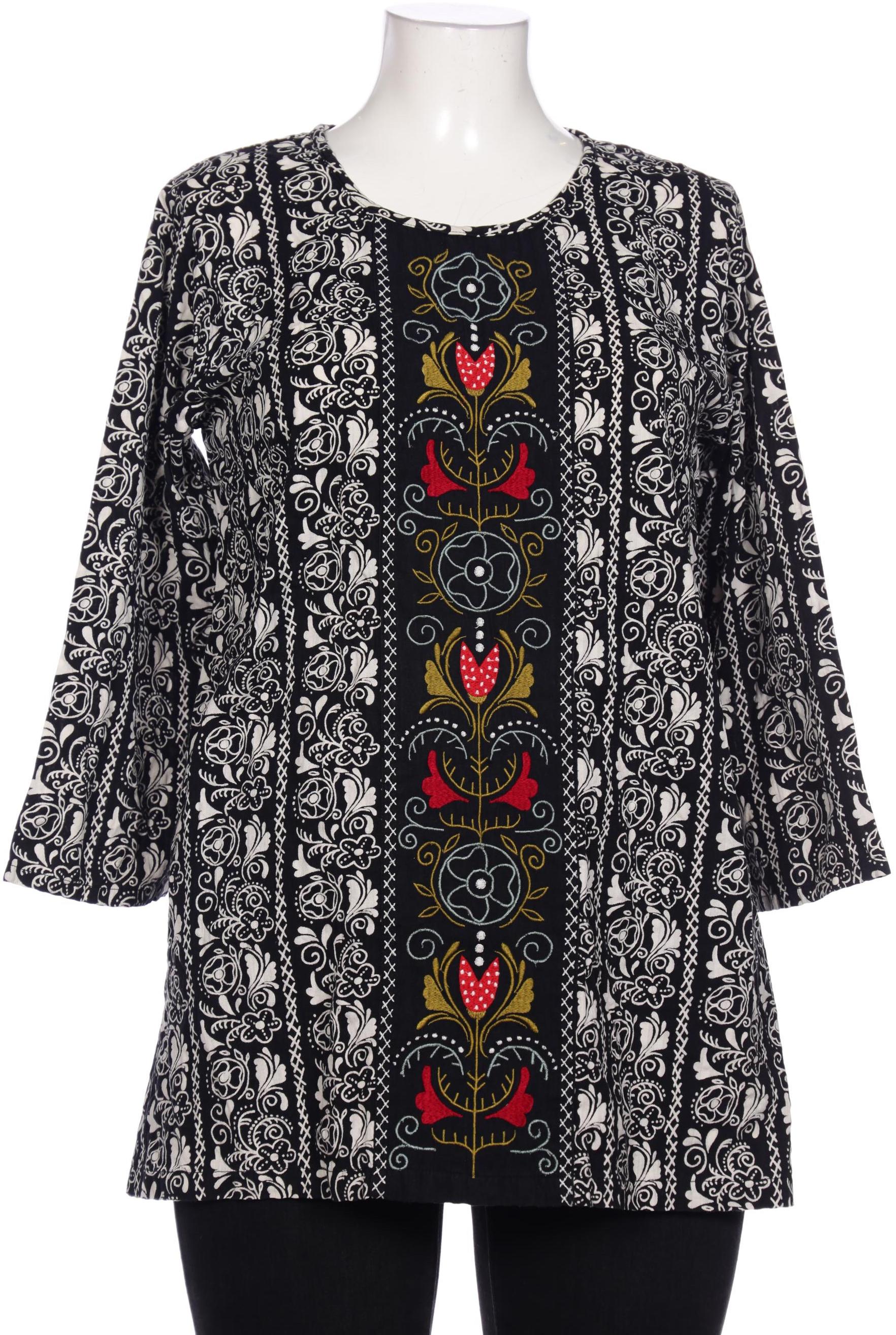 

Gudrun Sjödén Damen Bluse, schwarz, Gr. 46