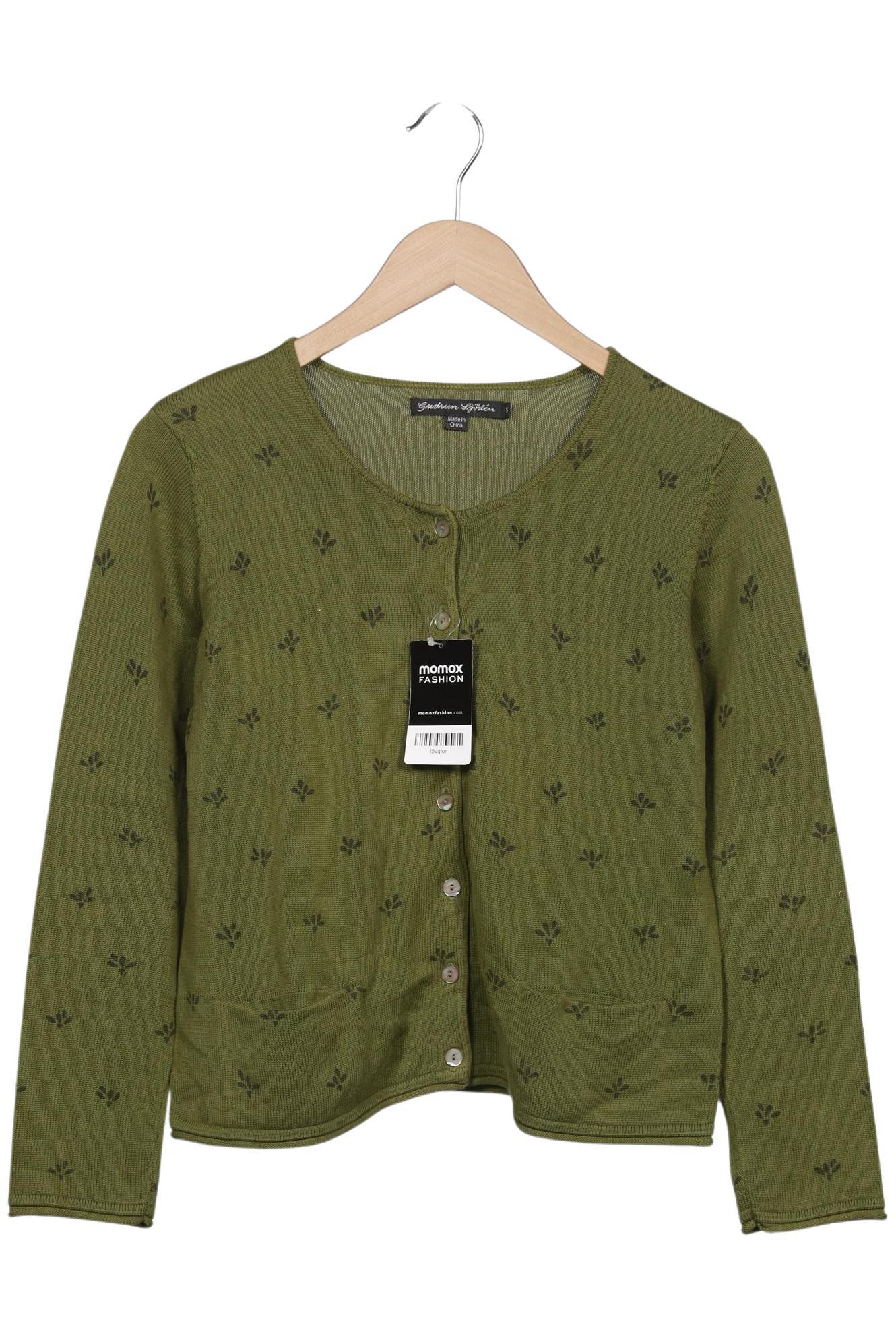 

Gudrun Sjödén Damen Strickjacke, grün, Gr. 36