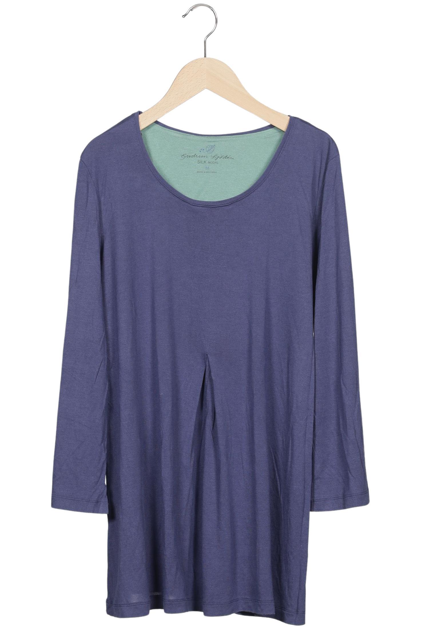 

Gudrun Sjödén Damen Langarmshirt, blau, Gr. 38