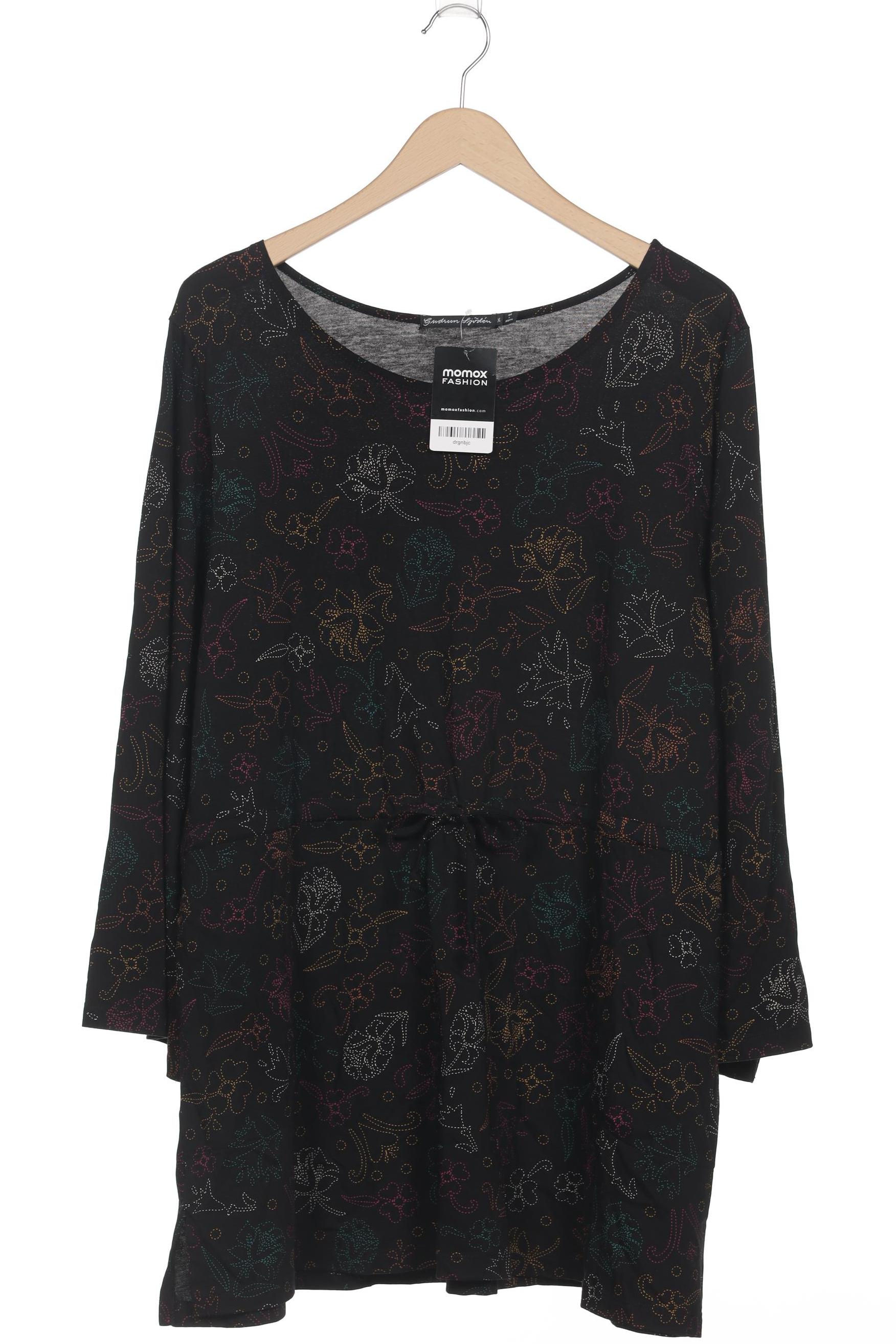 

Gudrun Sjödén Damen Langarmshirt, schwarz, Gr. 44