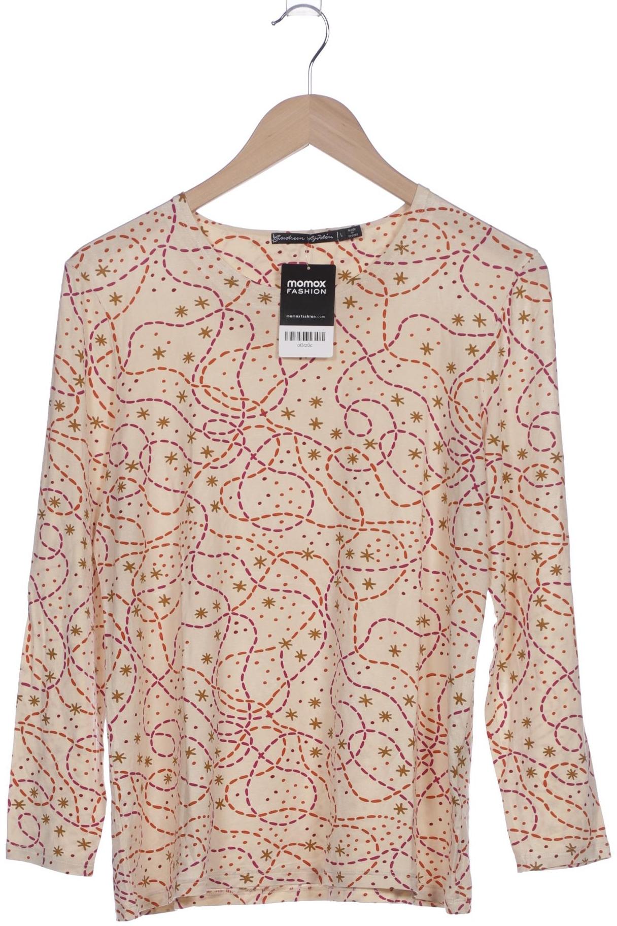 

Gudrun Sjödén Damen Langarmshirt, beige, Gr. 42