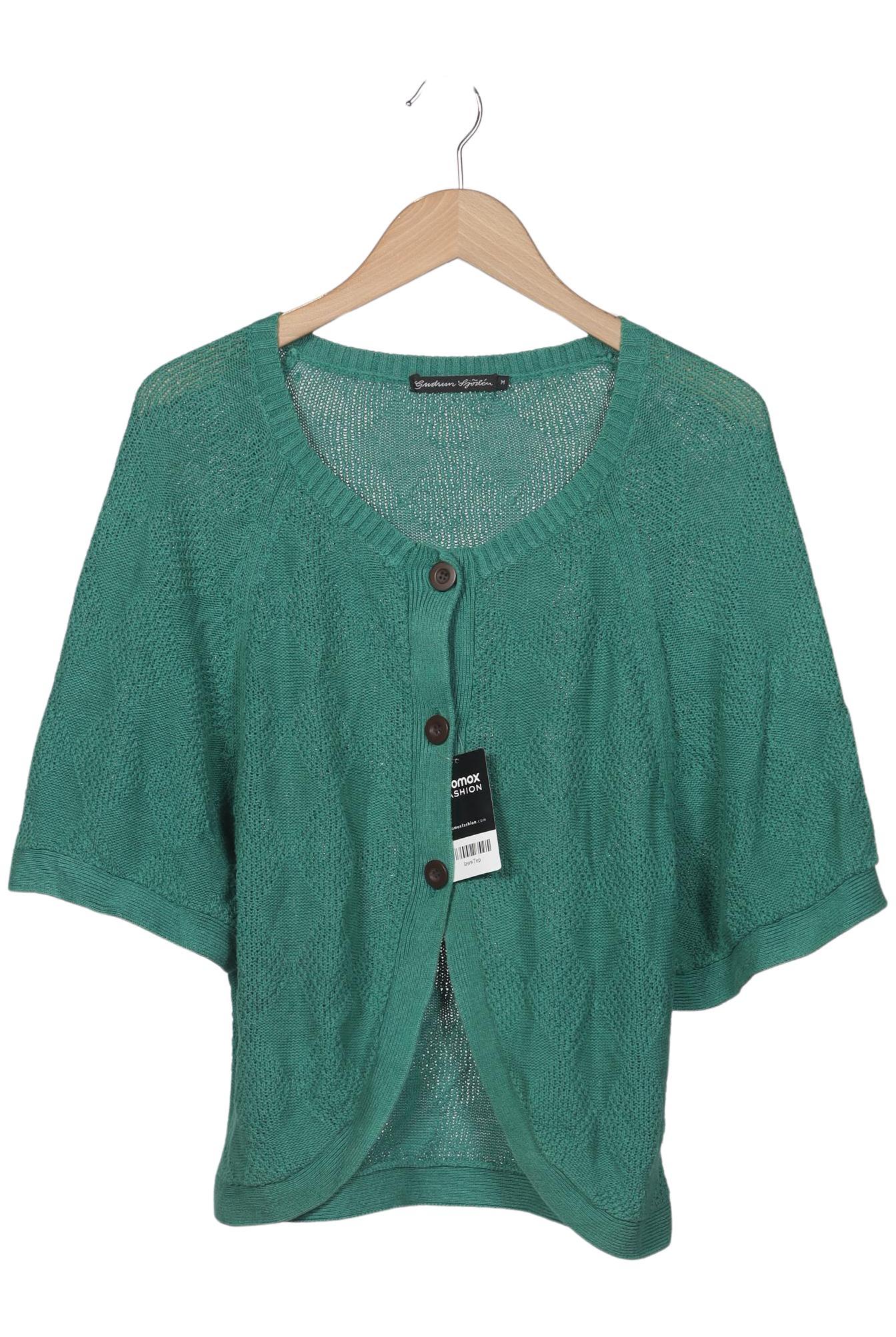 

Gudrun Sjödén Damen Strickjacke, grün, Gr. 38