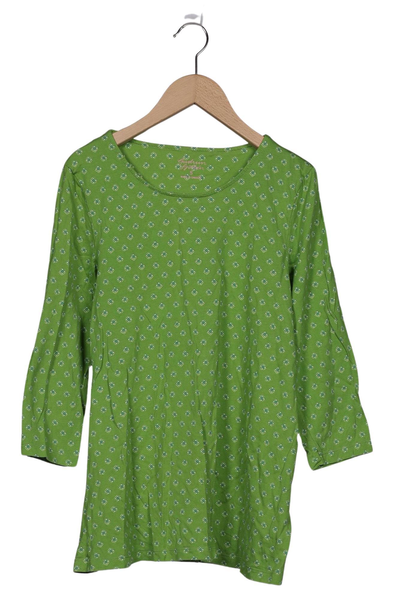 

Gudrun Sjödén Damen Langarmshirt, grün, Gr. 36