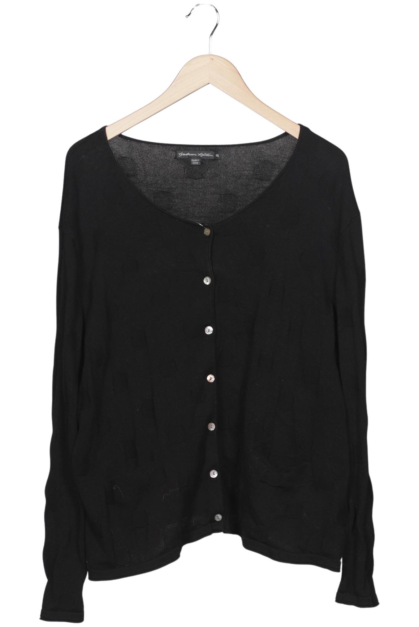 

Gudrun Sjödén Damen Strickjacke, schwarz, Gr. 46