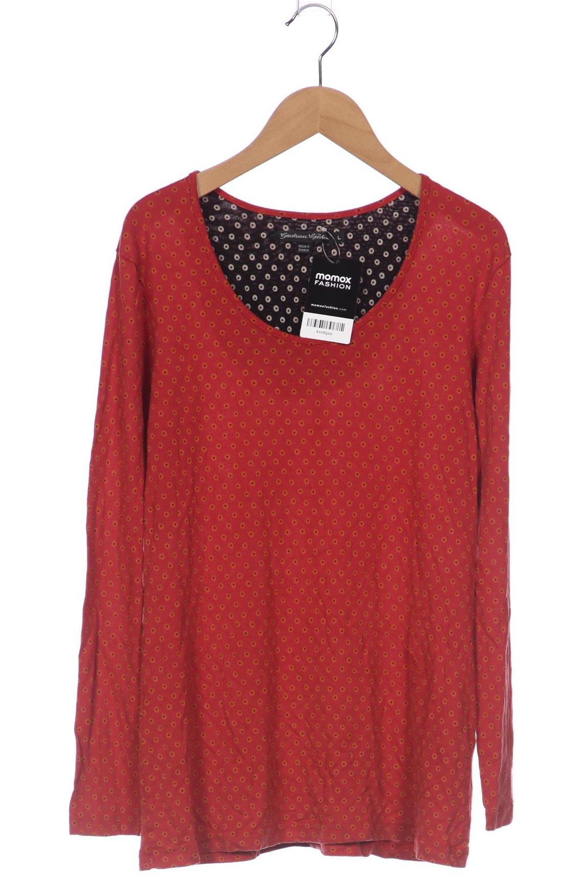 

Gudrun Sjödén Damen Langarmshirt, rot, Gr. 42