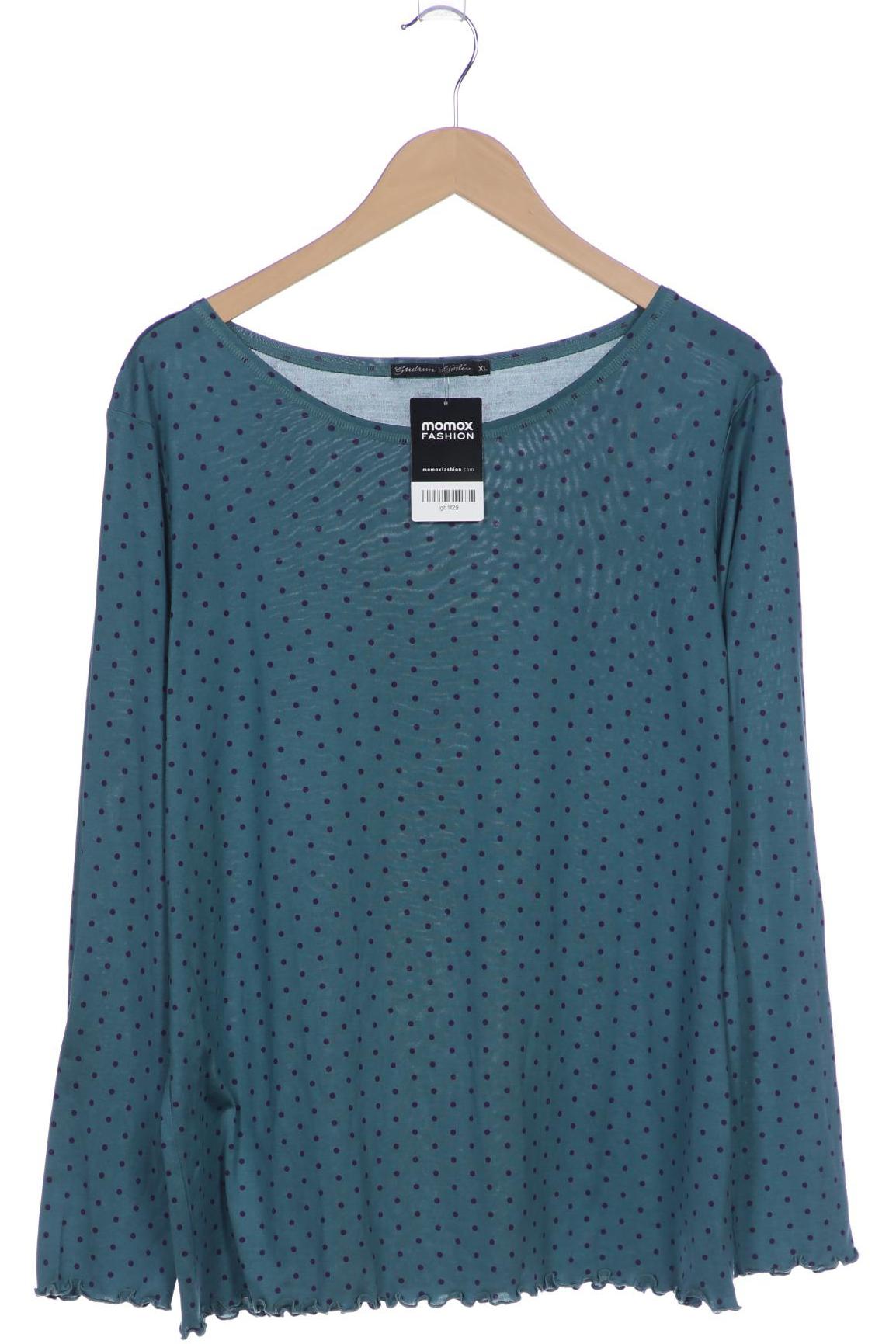 

Gudrun Sjödén Damen Langarmshirt, blau, Gr. 44