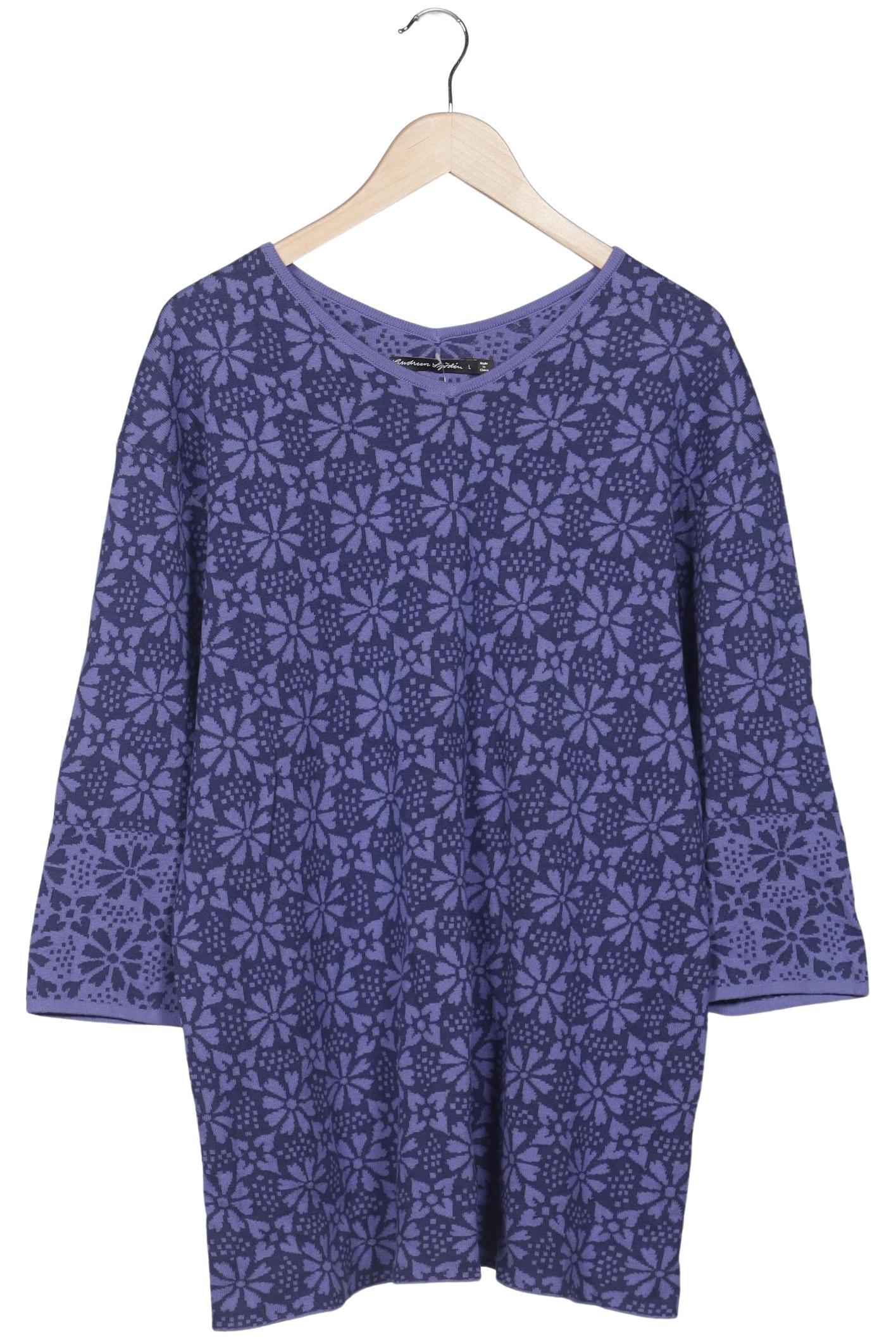 

Gudrun Sjödén Damen Pullover, flieder, Gr. 42