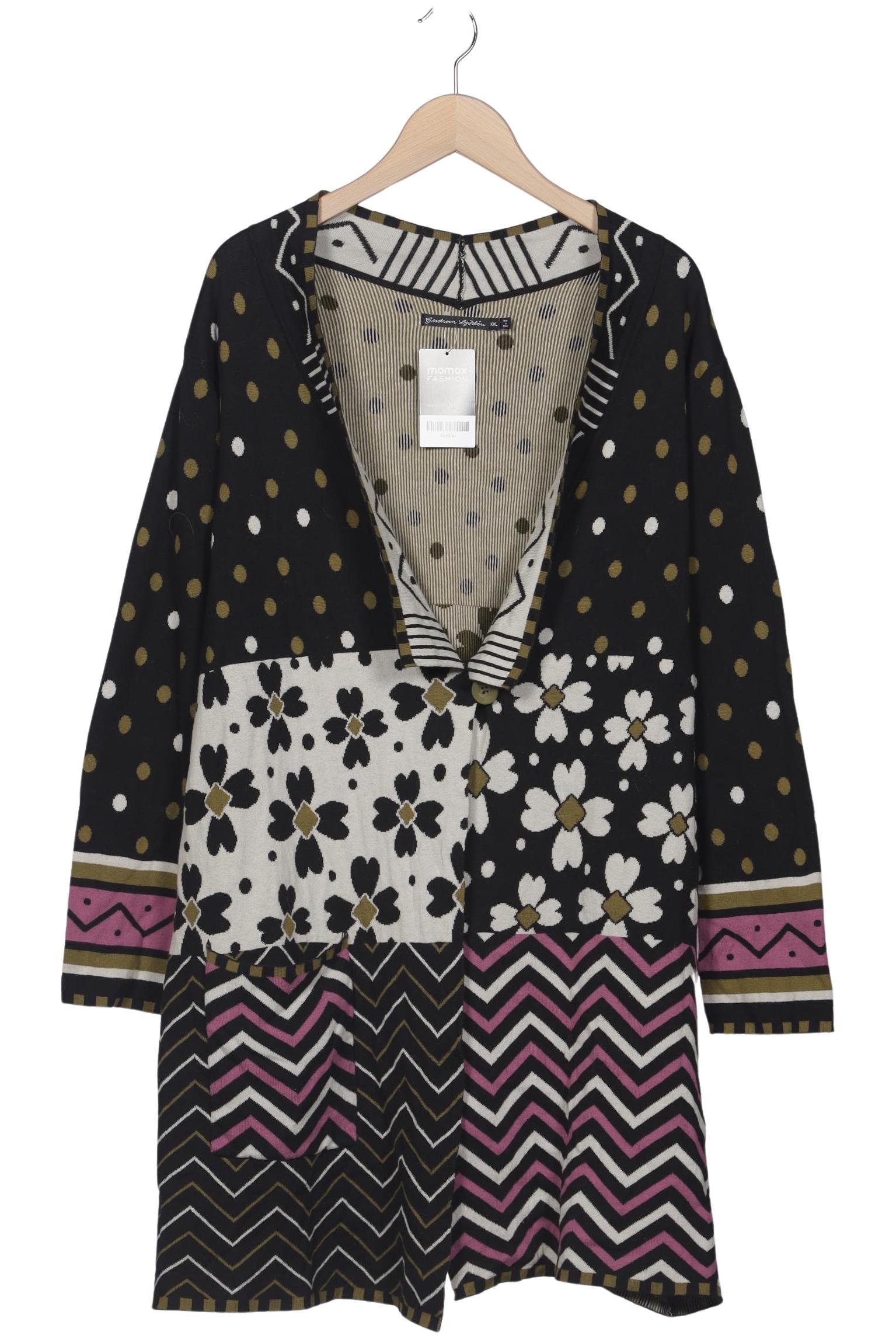 

Gudrun Sjödén Damen Strickjacke, schwarz, Gr. 46