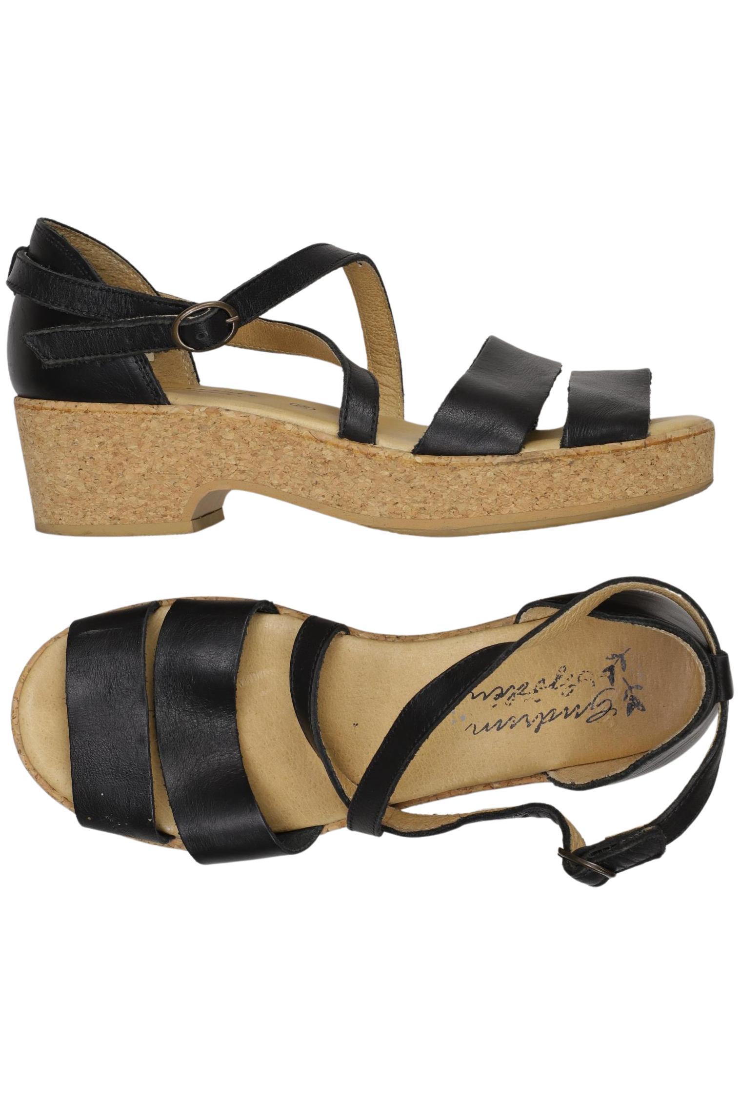 

Gudrun Sjödén Damen Sandale, schwarz, Gr. 39