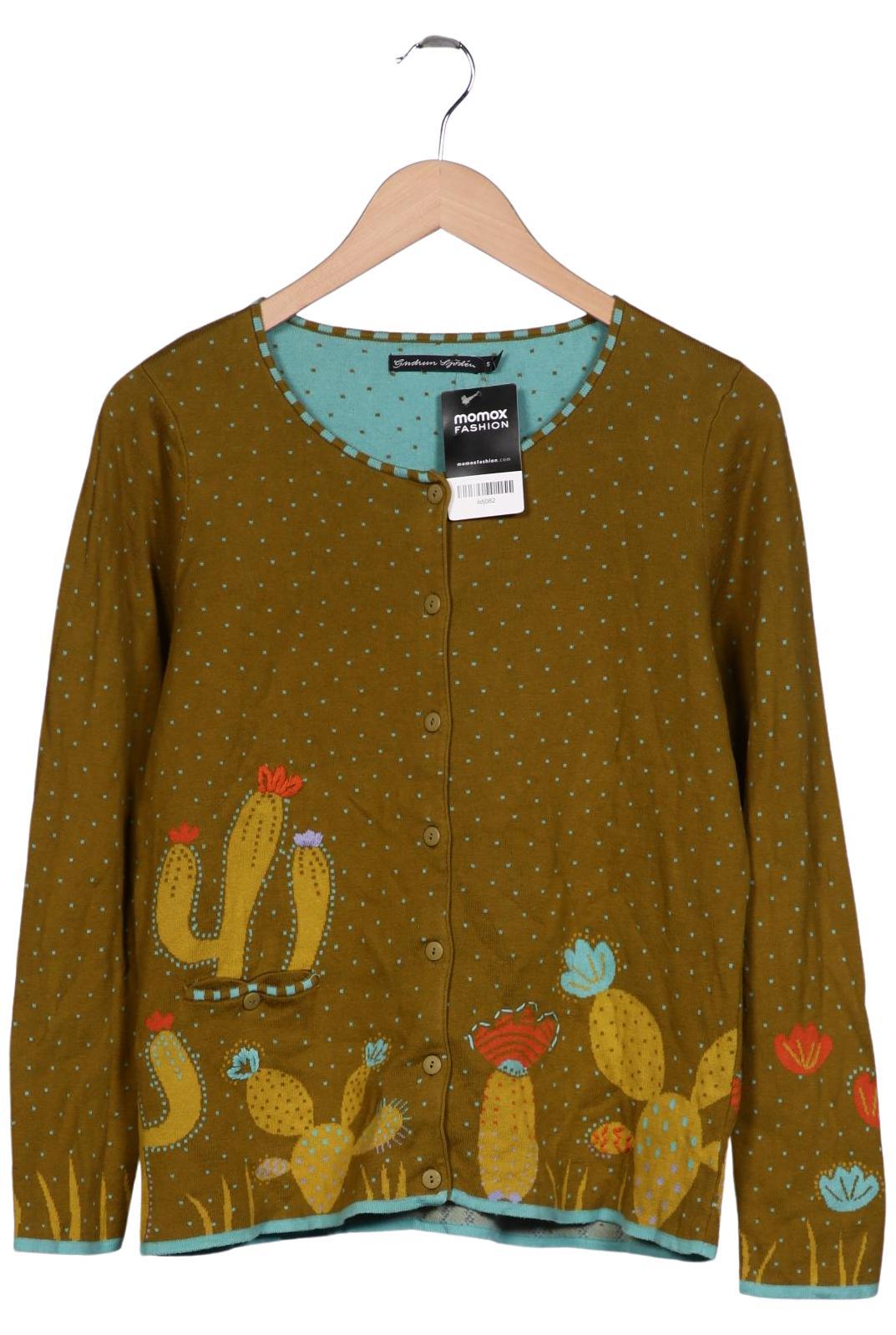 

Gudrun Sjödén Damen Strickjacke, grün, Gr. 36