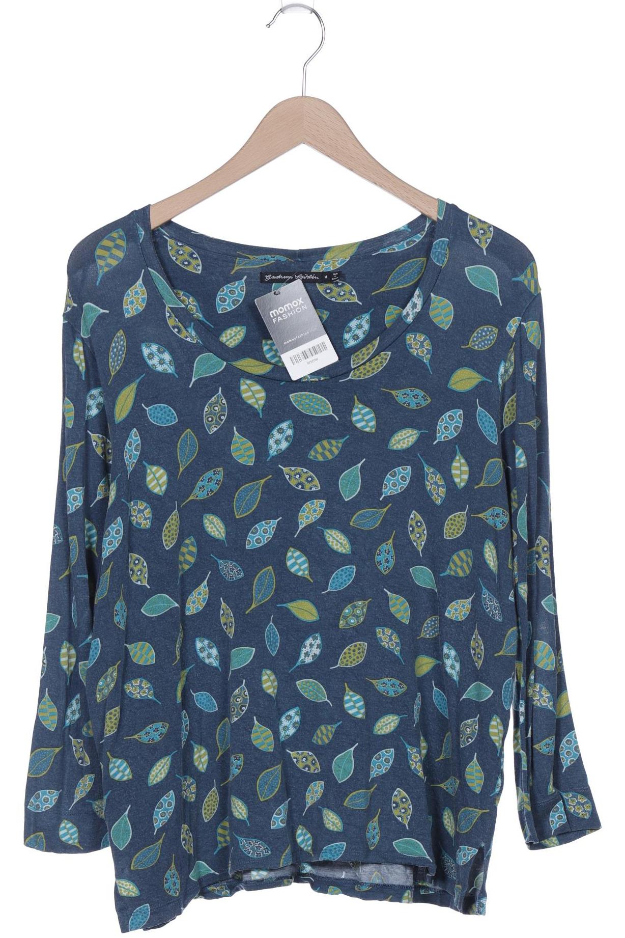 

Gudrun Sjödén Damen Langarmshirt, marineblau, Gr. 38