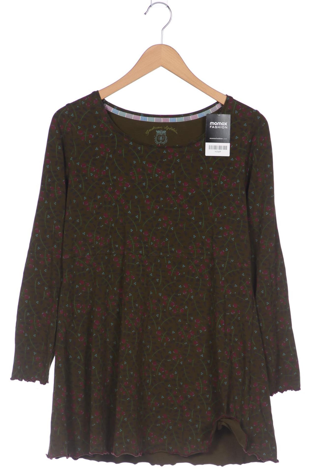 

Gudrun Sjödén Damen Langarmshirt, grün, Gr. 42