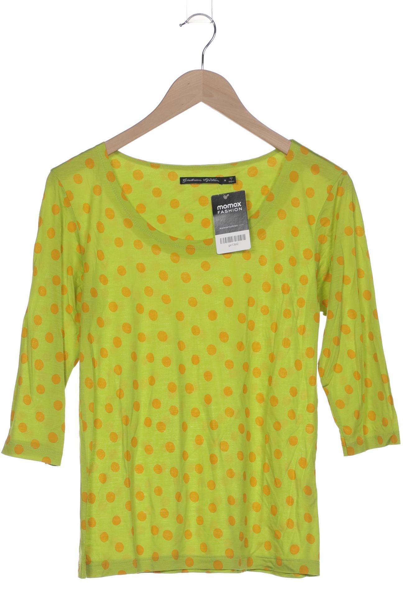 

Gudrun Sjödén Damen Langarmshirt, grün, Gr. 38