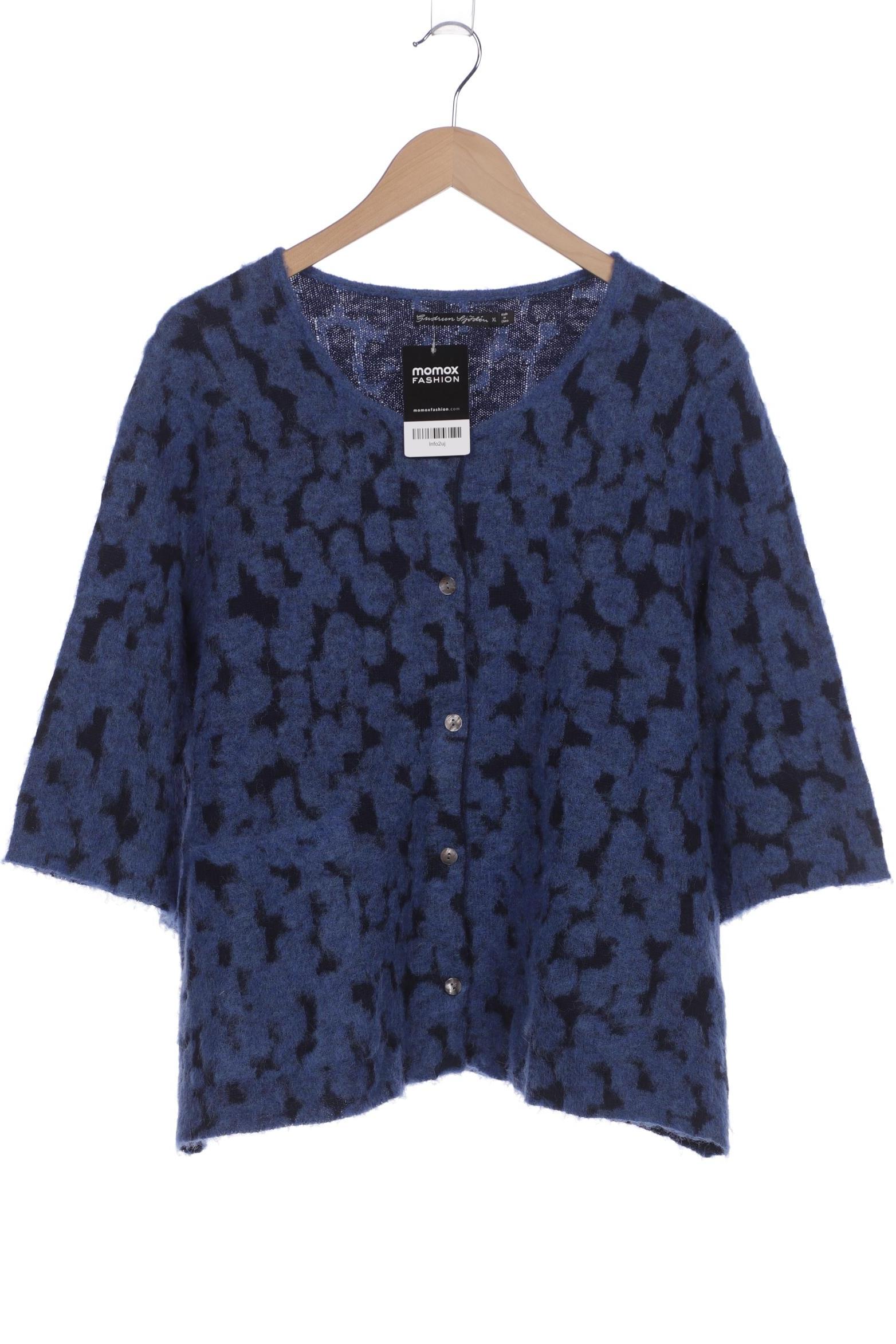 

Gudrun Sjödén Damen Strickjacke, blau, Gr. 44