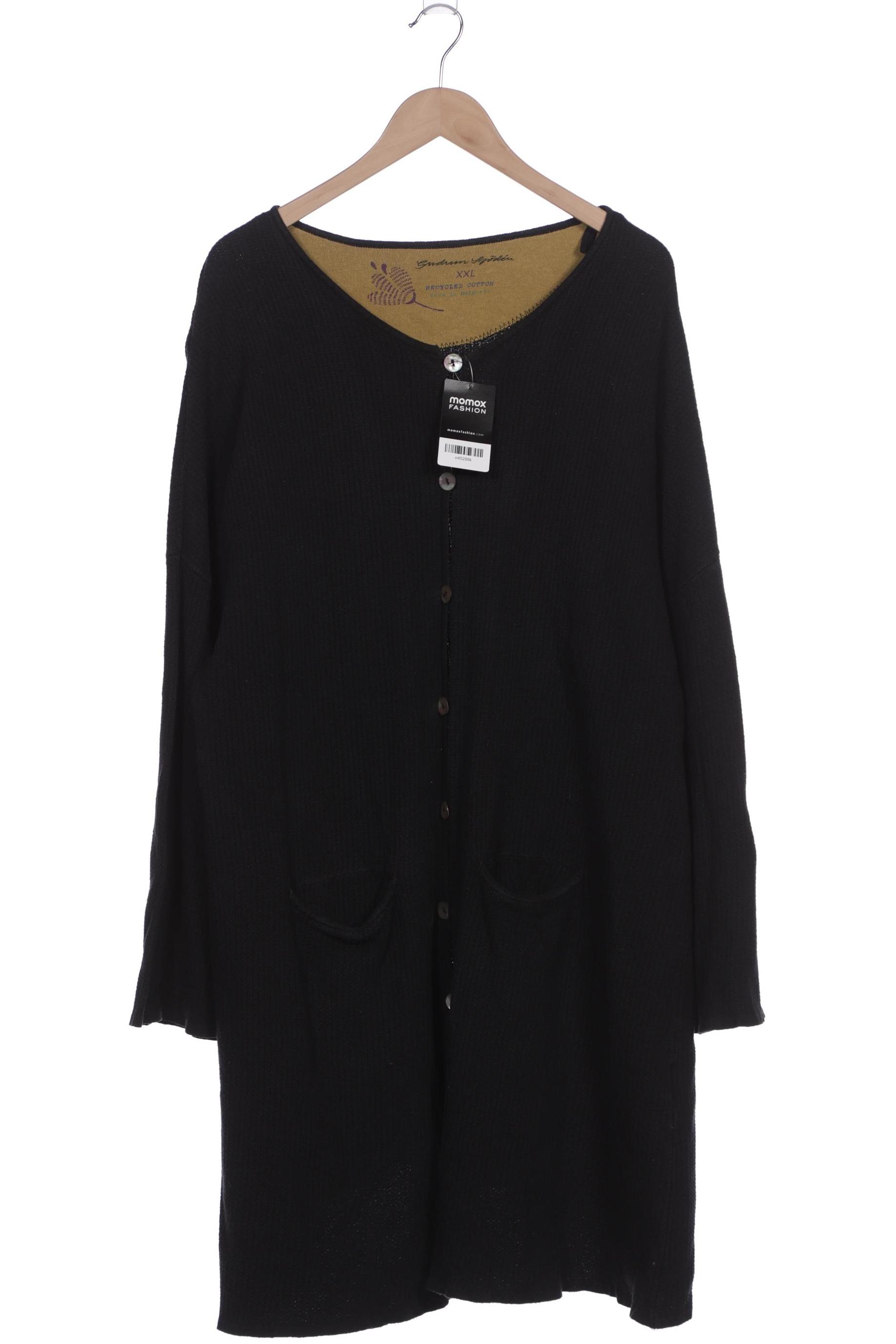 

Gudrun Sjödén Damen Strickjacke, schwarz, Gr. 46