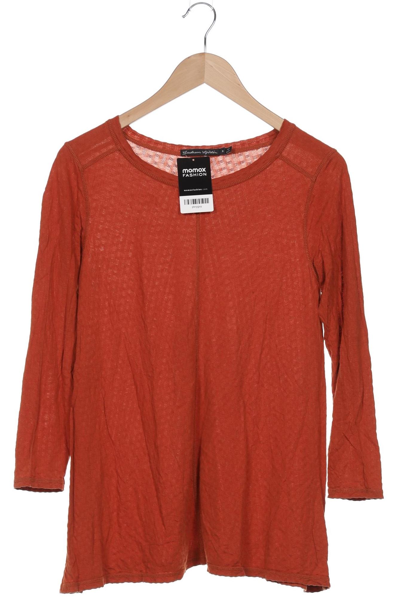 

Gudrun Sjödén Damen Langarmshirt, orange, Gr. 36