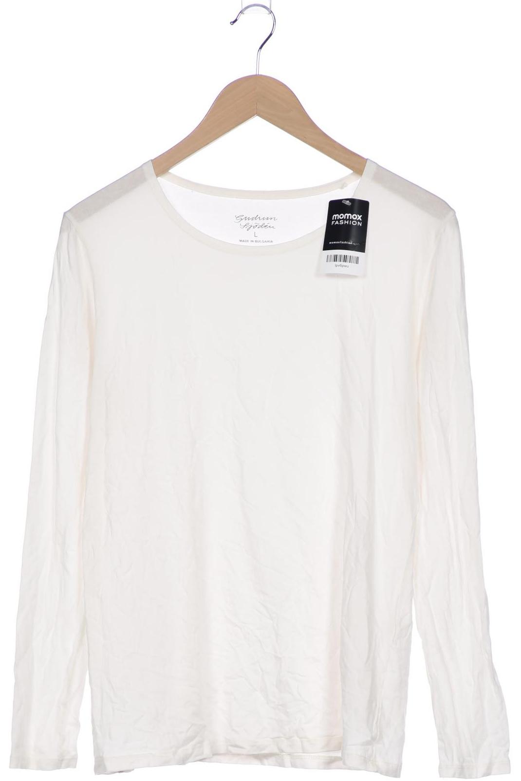 

Gudrun Sjödén Damen Langarmshirt, cremeweiß, Gr. 42
