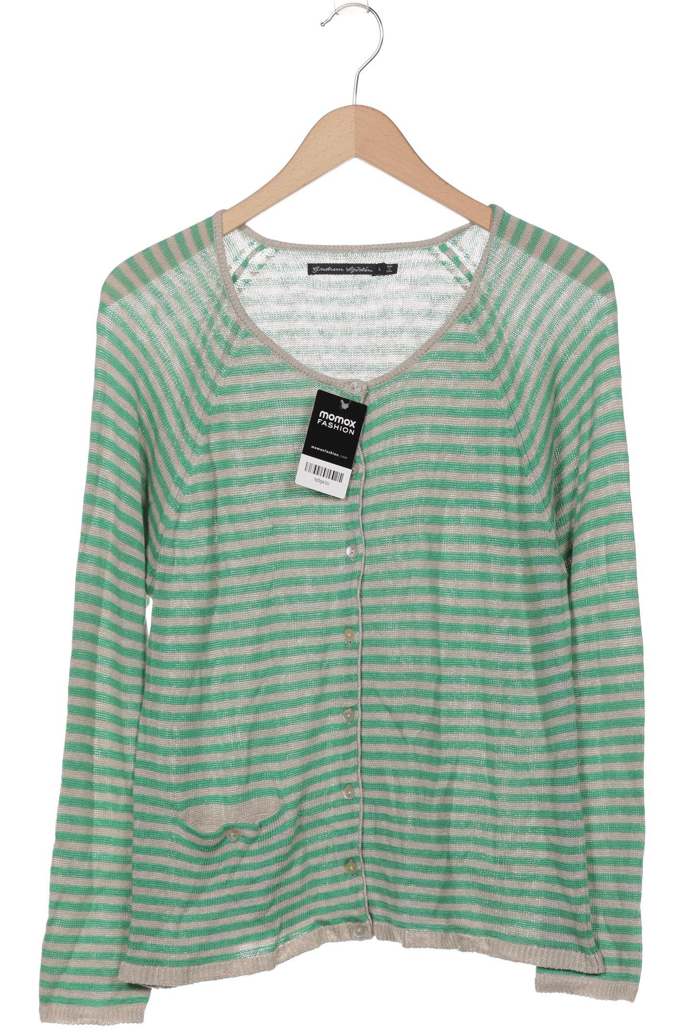 

Gudrun Sjödén Damen Strickjacke, grün, Gr. 42