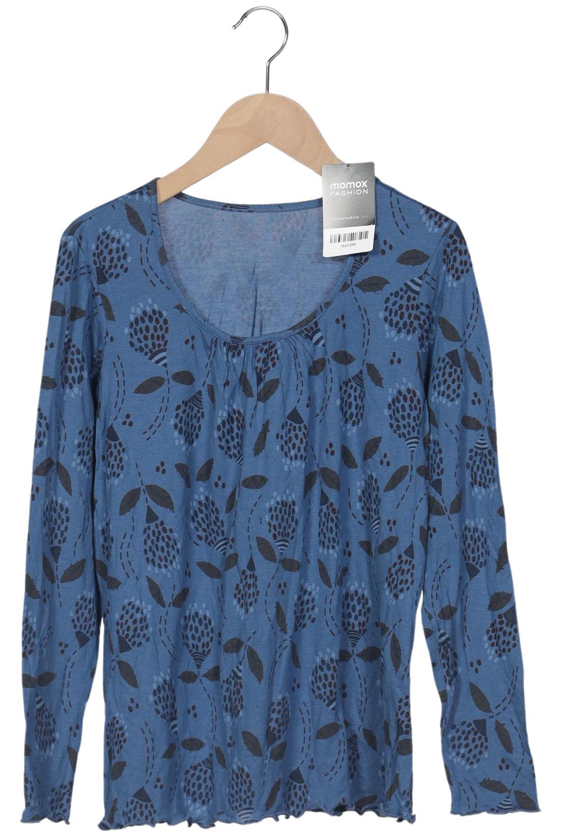 

Gudrun Sjödén Damen Langarmshirt, blau, Gr. 34