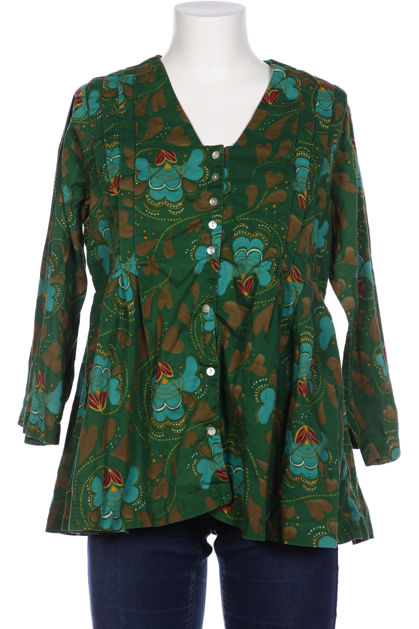 

Gudrun Sjödén Damen Bluse, grün, Gr. 42