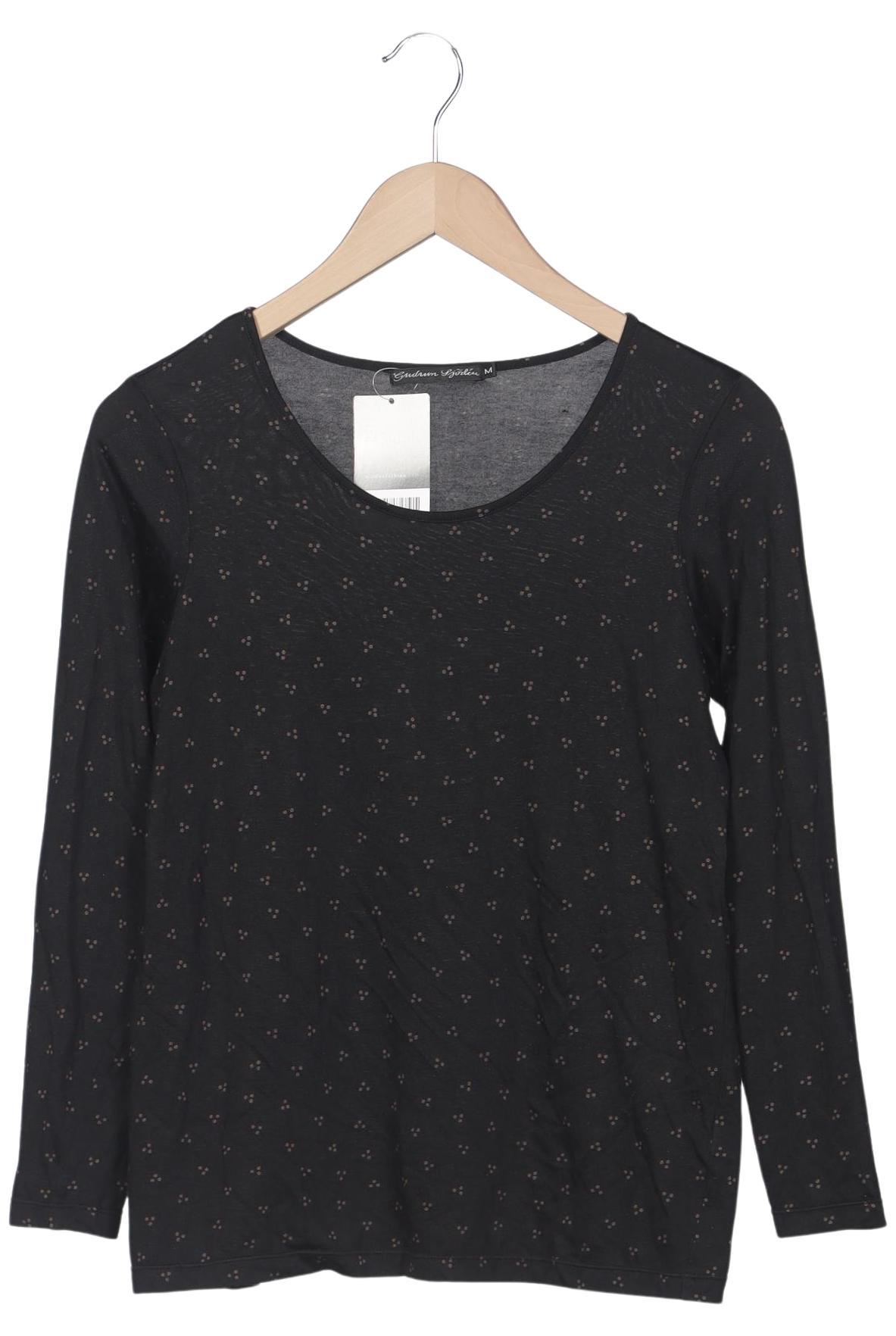

Gudrun Sjödén Damen Langarmshirt, schwarz, Gr. 38