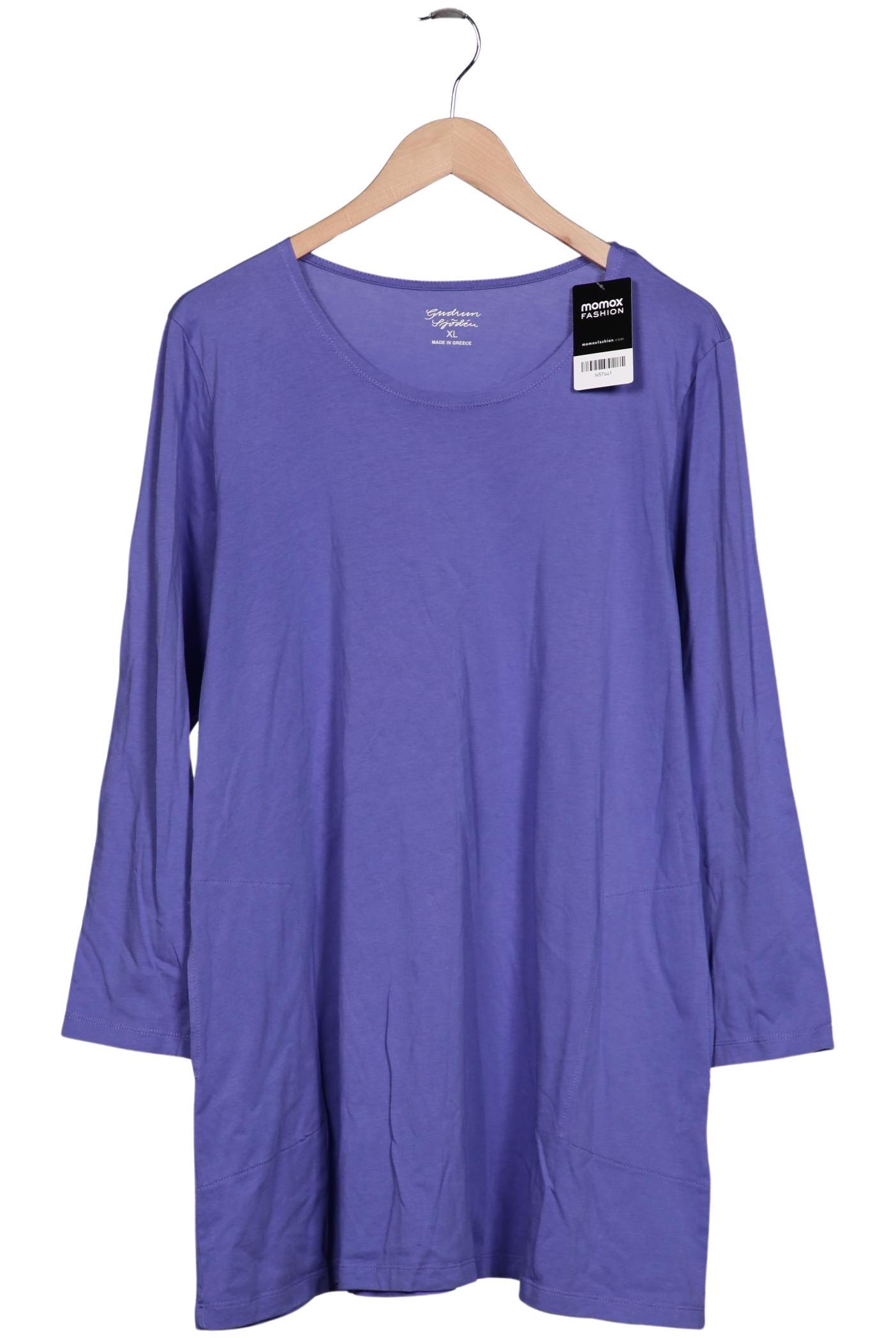 

Gudrun Sjödén Damen Langarmshirt, flieder, Gr. 44