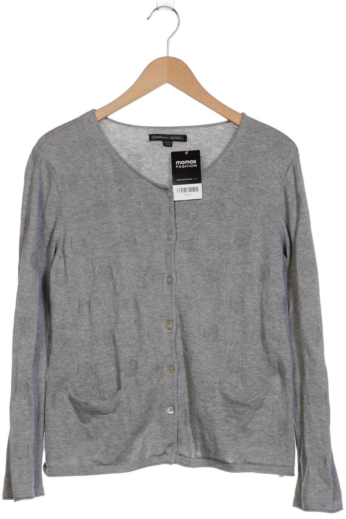 

Gudrun Sjödén Damen Strickjacke, grau, Gr. 42