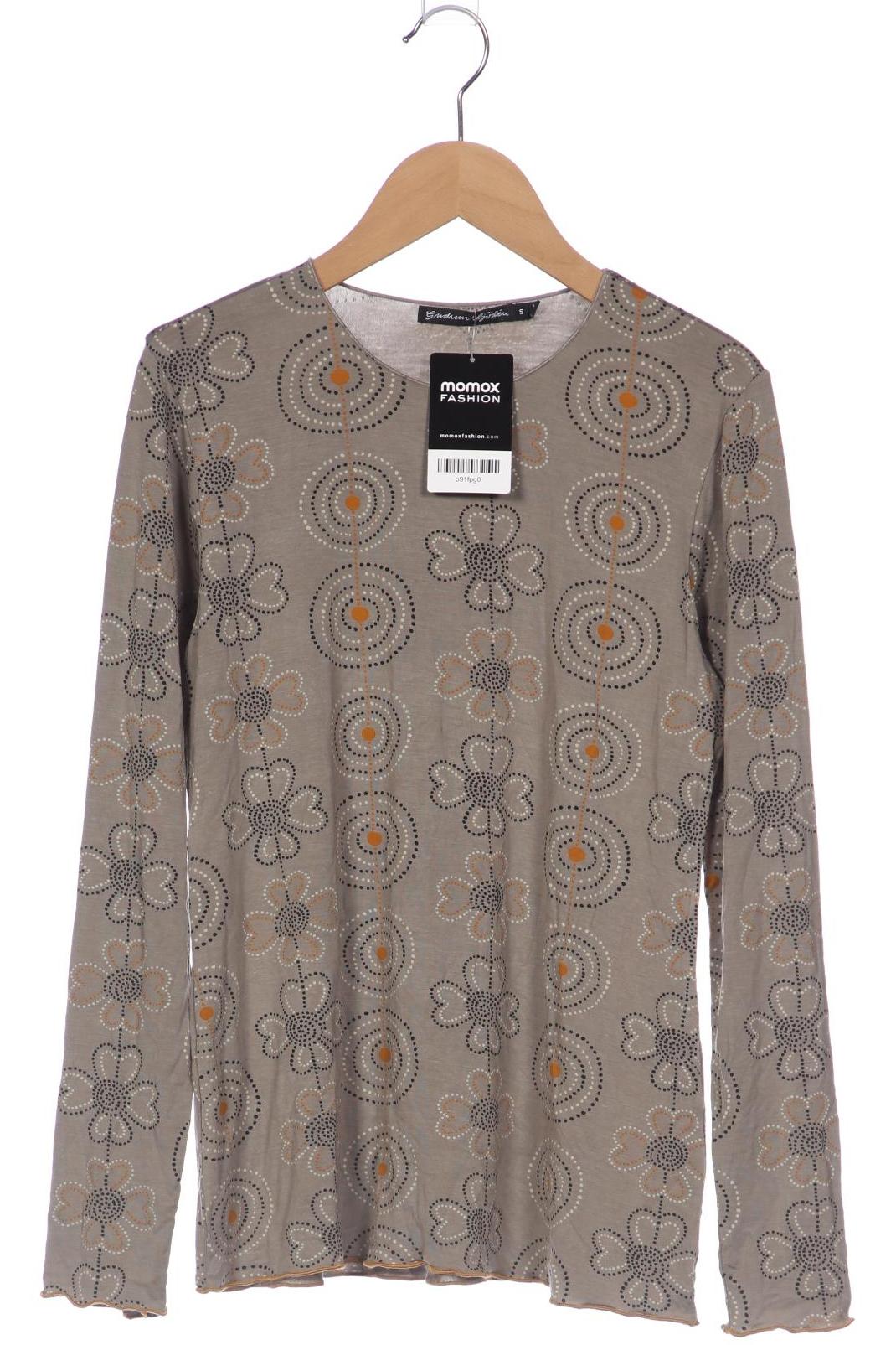 

Gudrun Sjödén Damen Langarmshirt, braun, Gr. 36
