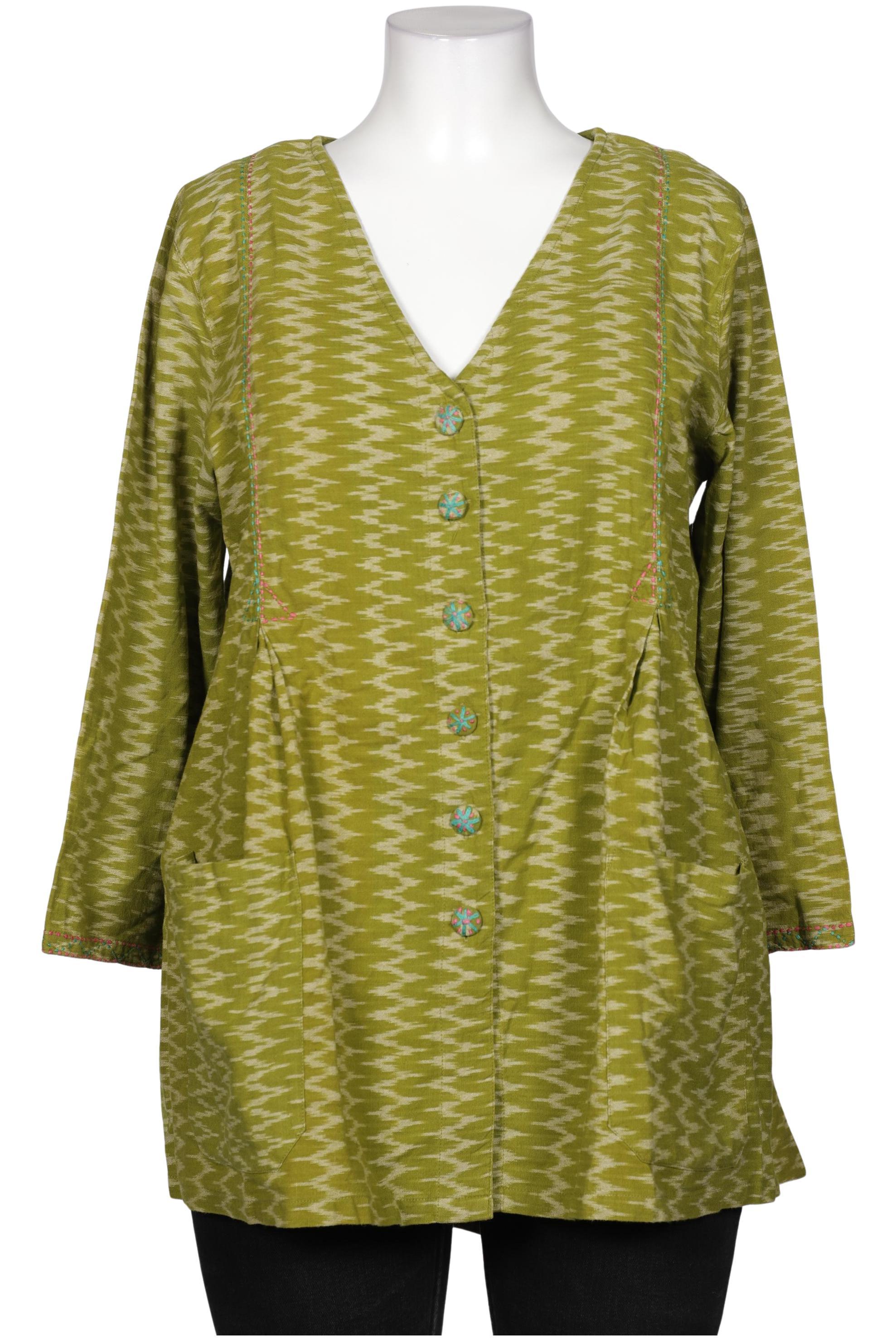 

Gudrun Sjödén Damen Bluse, grün, Gr. 42