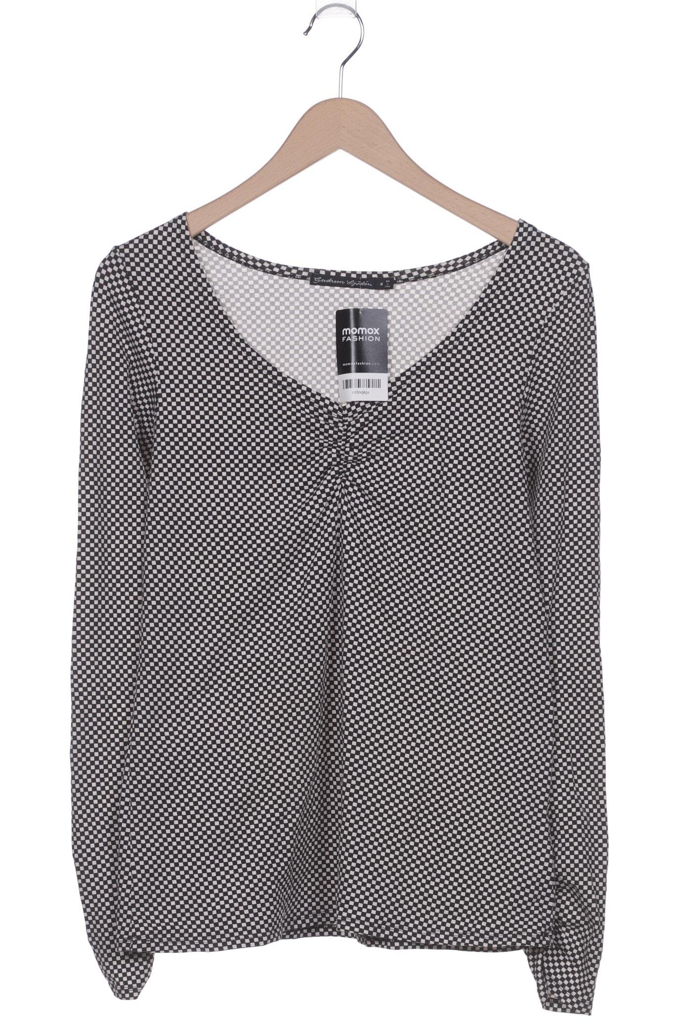 

Gudrun Sjödén Damen Langarmshirt, schwarz, Gr. 38